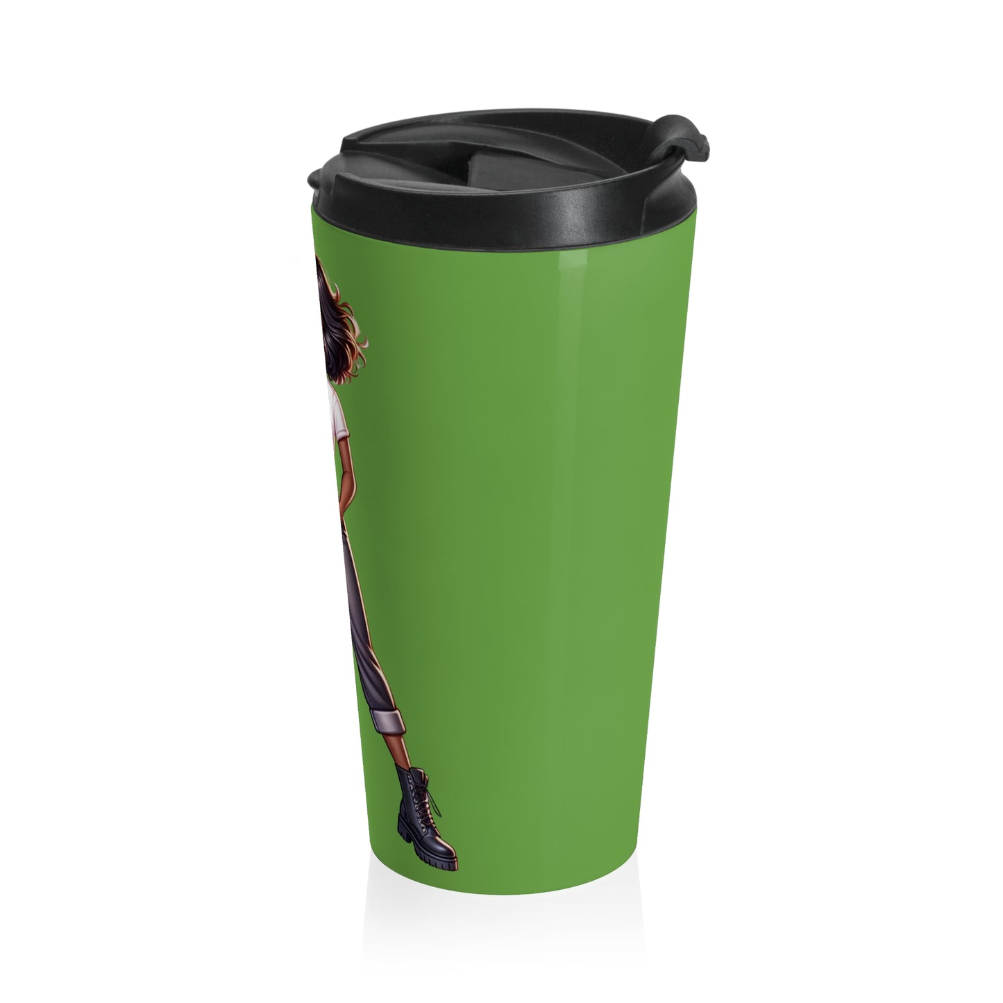 Catch Flights (grn) Stainless Steel Travel Mug