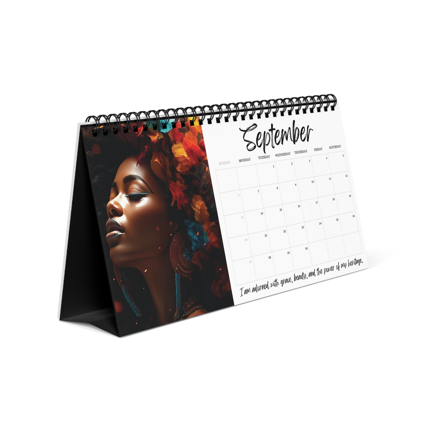 Colors of Her 2026 Desktop Calendar