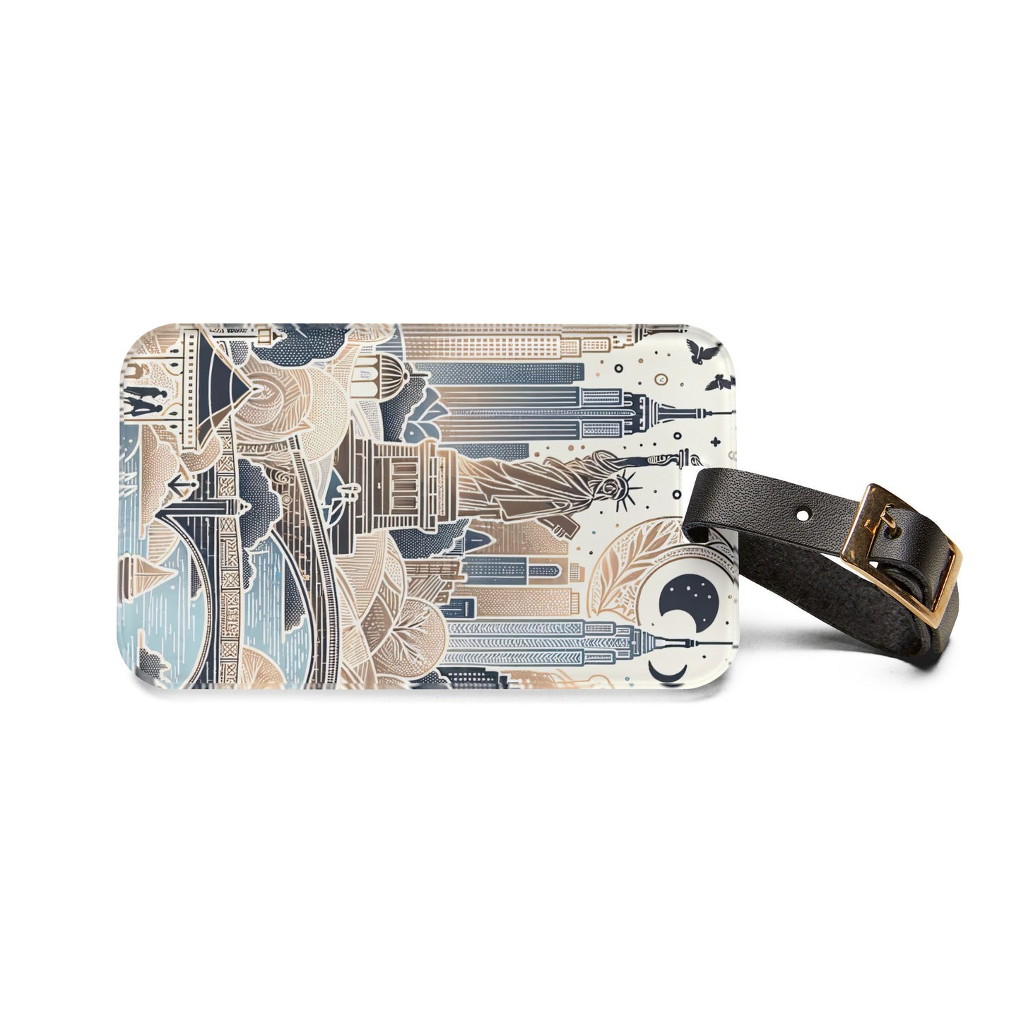 Abstract NYC Luggage Tag