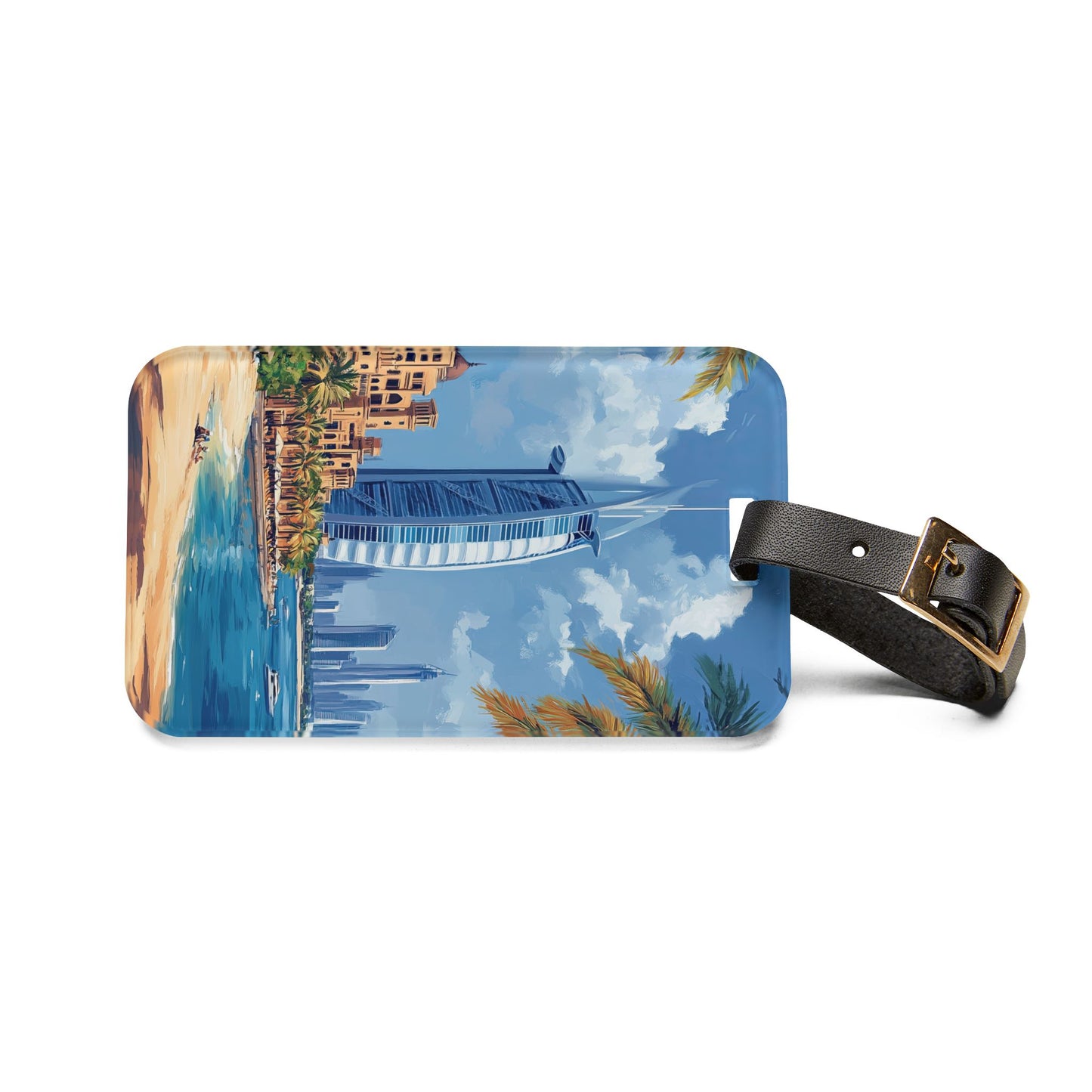 Where To Next-Dubai Luggage Tag
