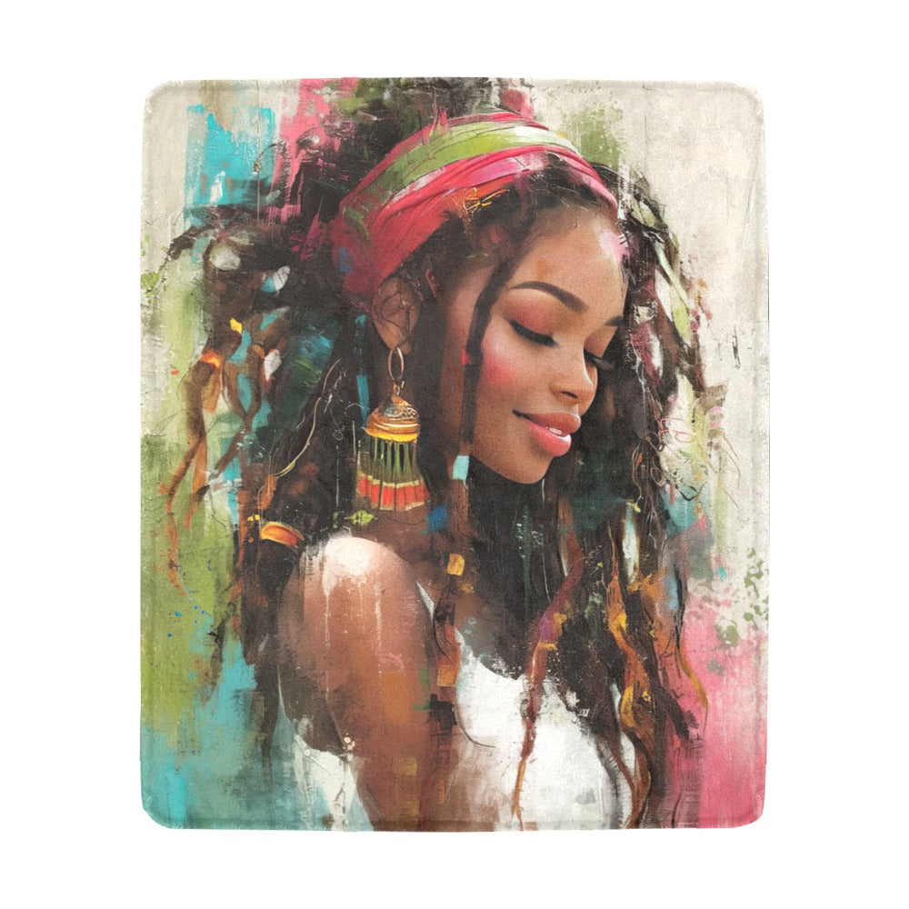 Serene Beauty Ultra-Soft Micro Fleece Blanket 50"x60"