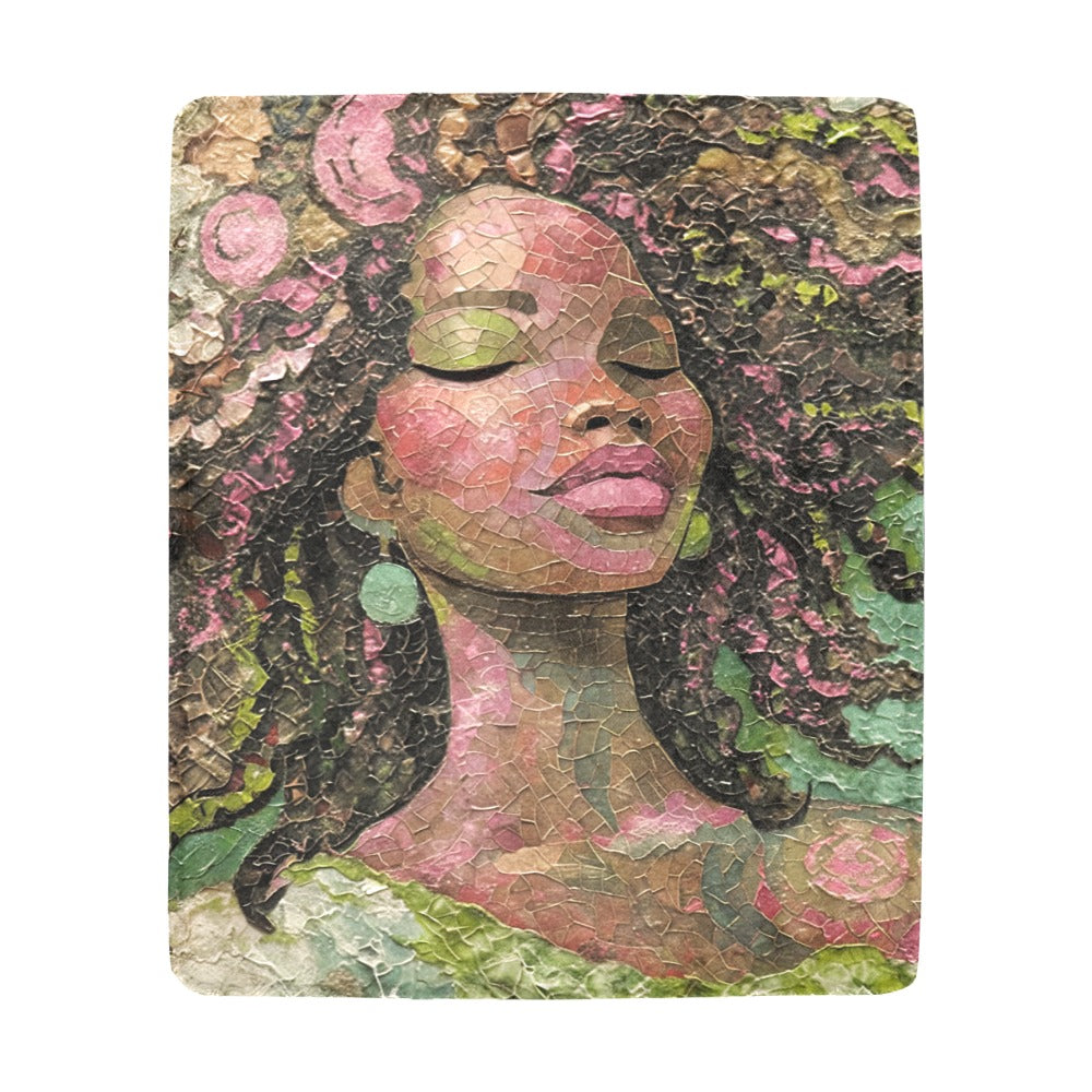 Mosaic Beauty Ultra-Soft Micro Fleece Blanket 50"x60"