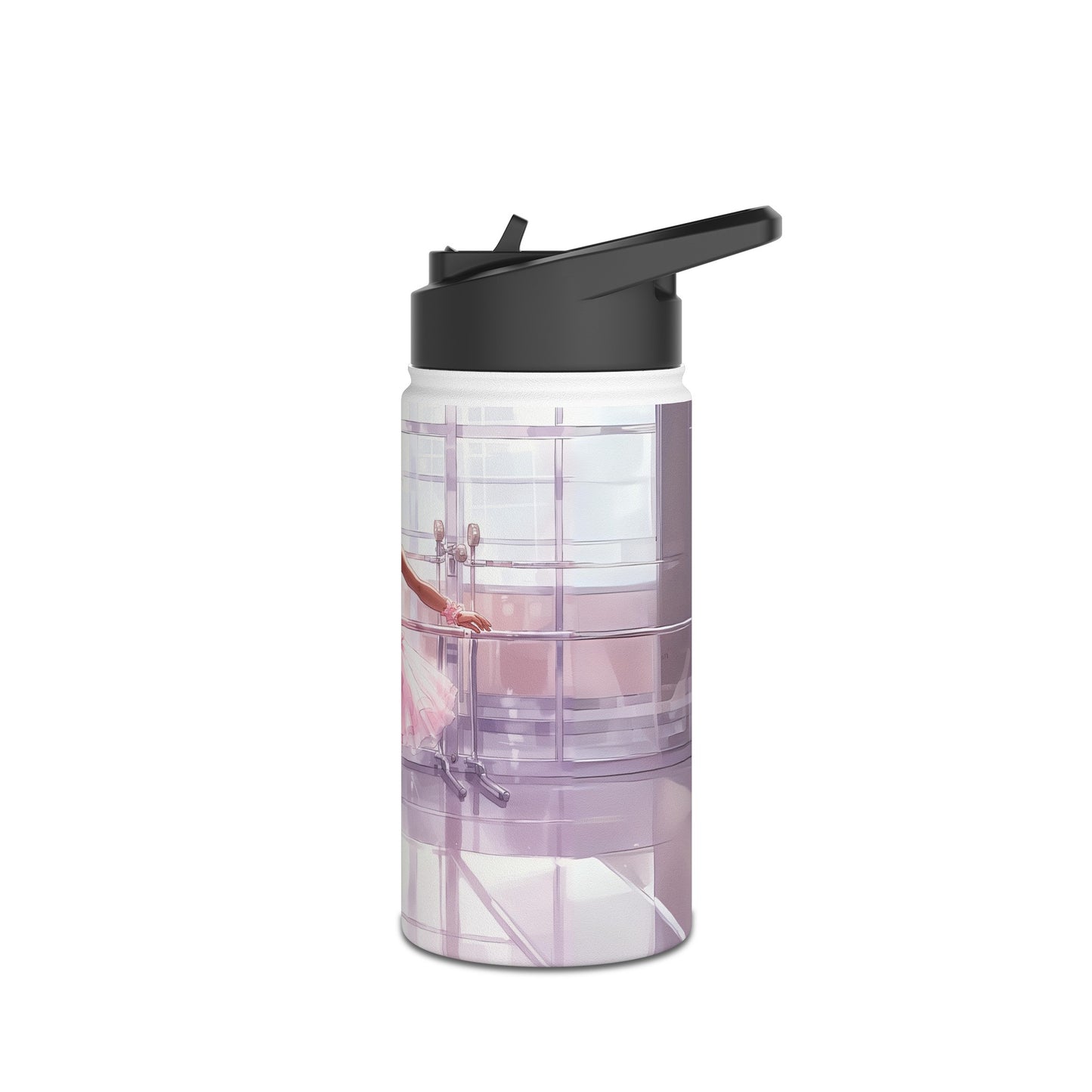 Balerina Stainless Steel Water Bottle, Standard Lid