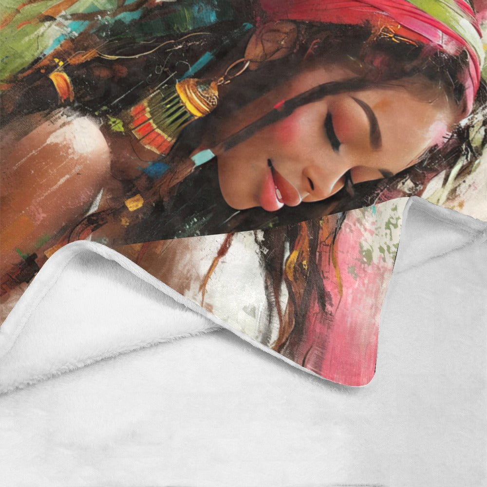 Serene Beauty Ultra-Soft Micro Fleece Blanket 50"x60"