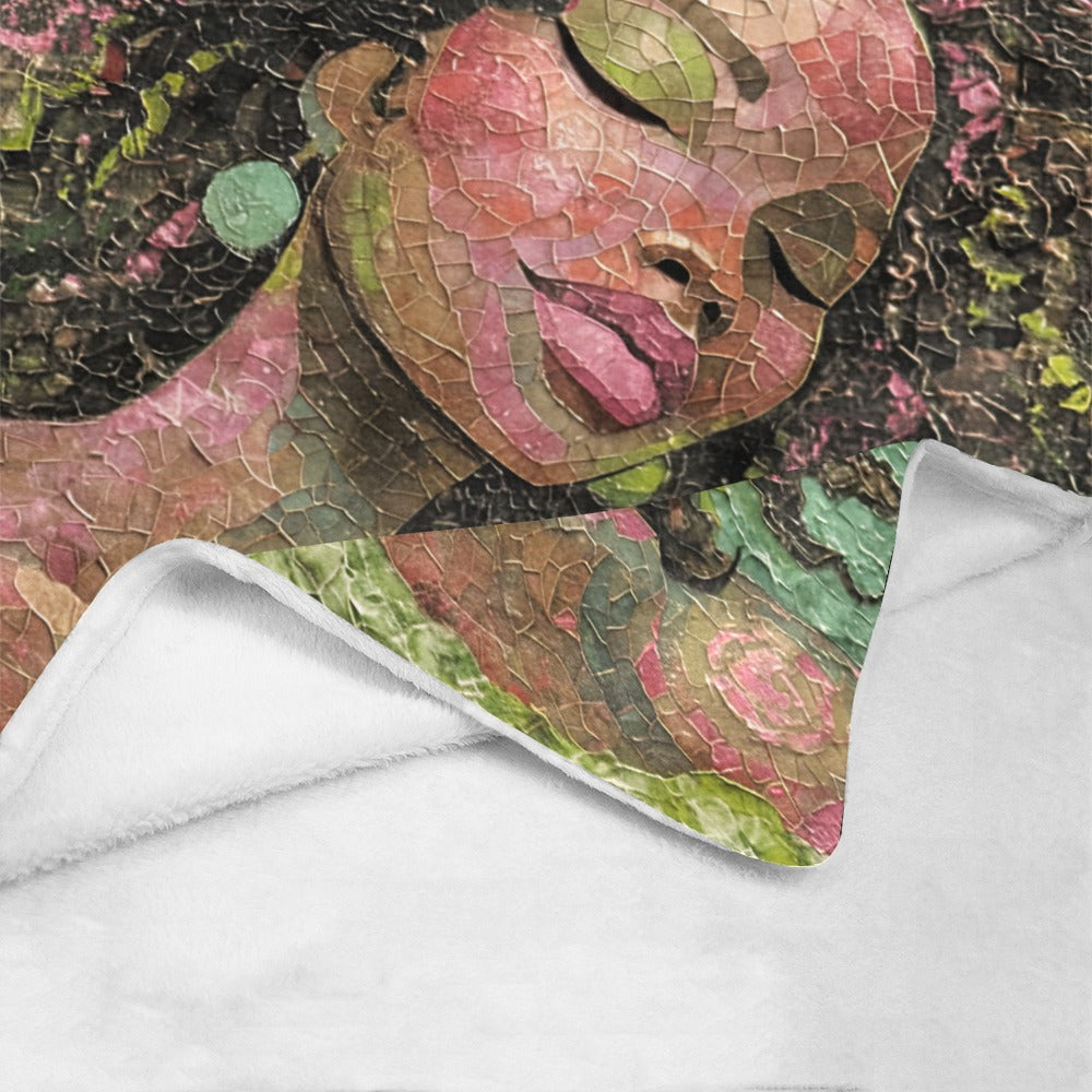 Mosaic Beauty Ultra-Soft Micro Fleece Blanket 50"x60"