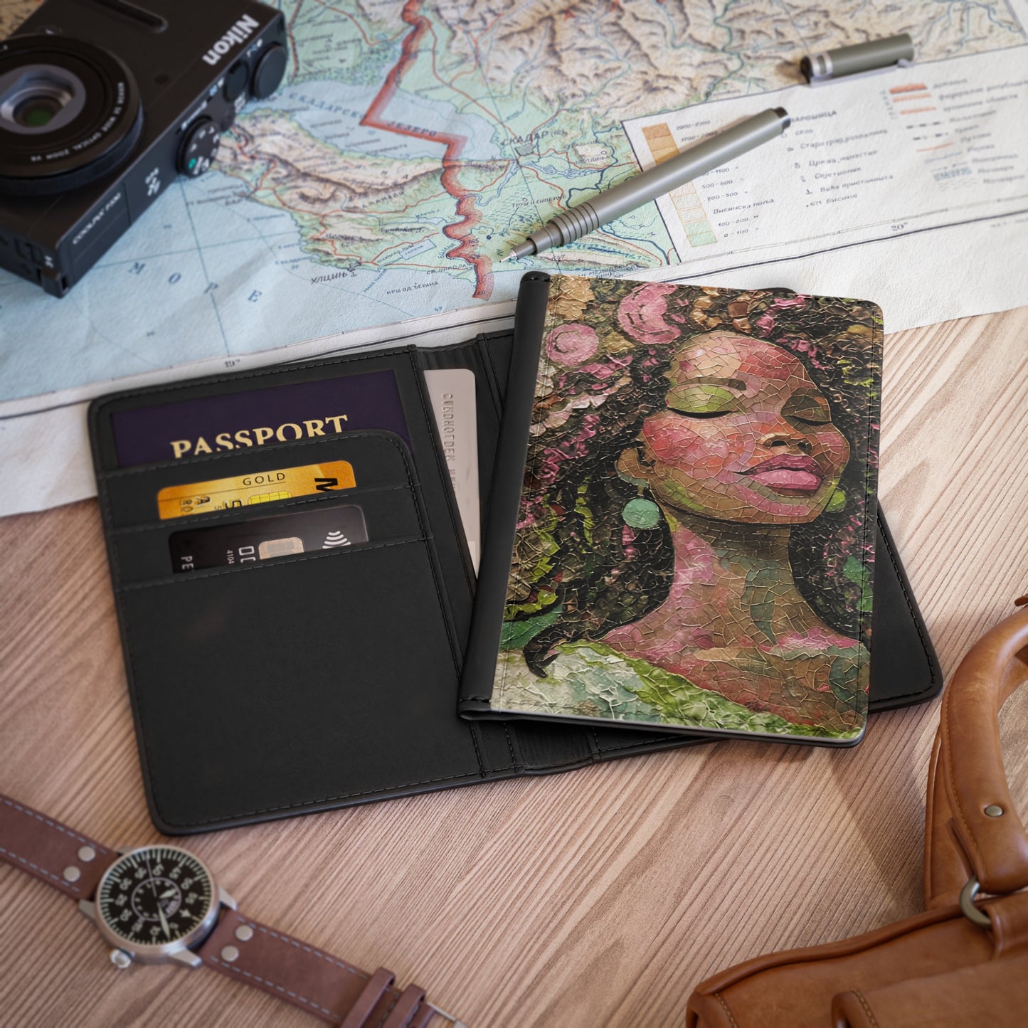 Mosaic Beauty Passport Cover