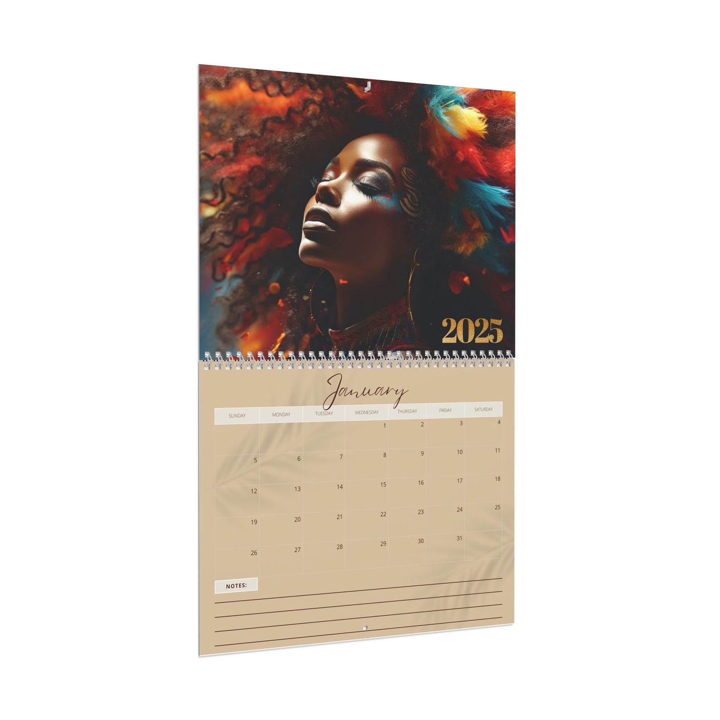 2025 Colors Of Her Wall Calendar