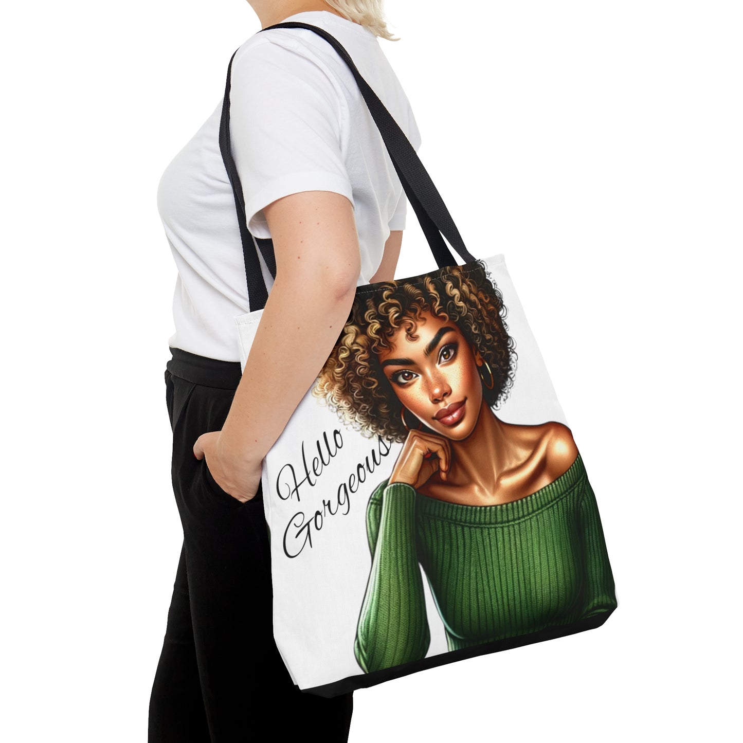 Hello Gorgeous Large Tote Bag