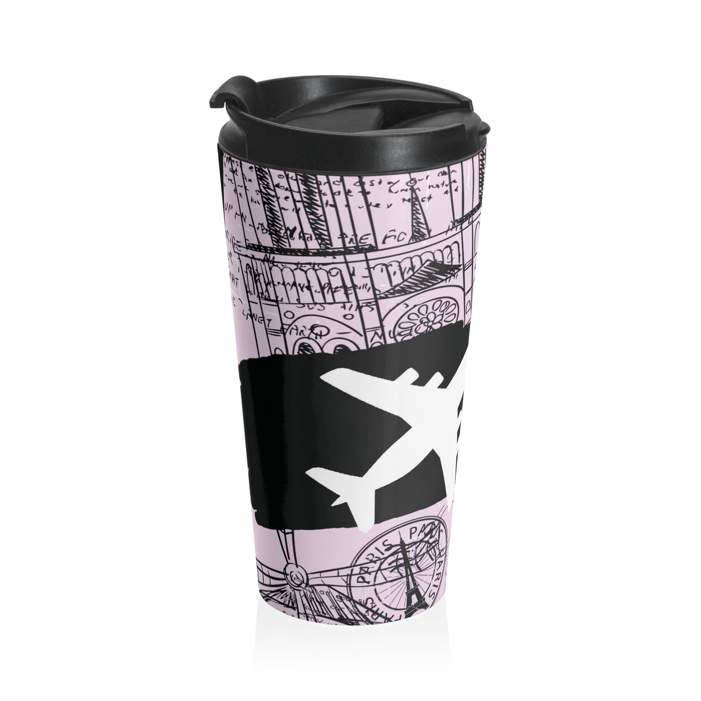 Paris Stainless Steel Travel Mug