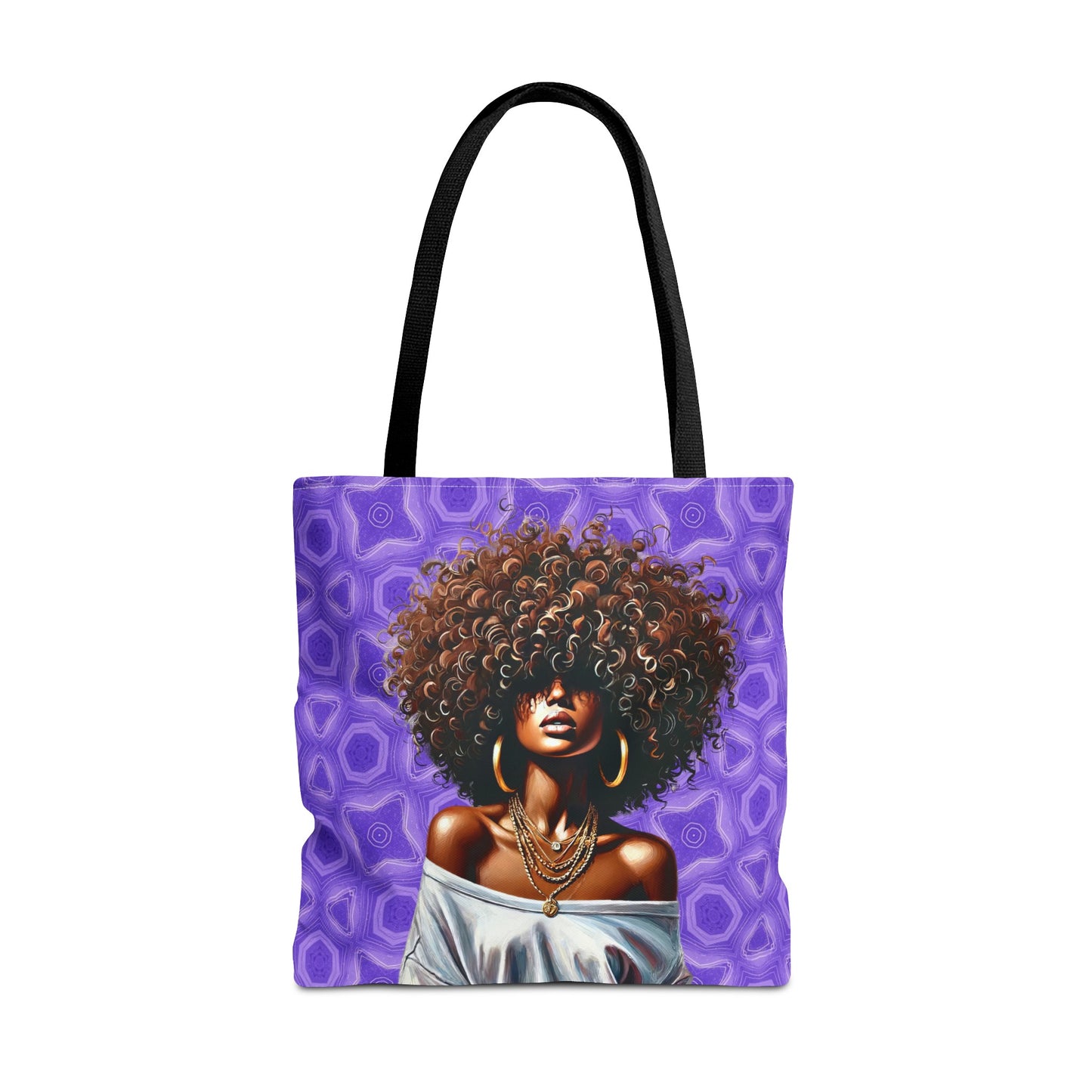 Unshakable - Purple Majesty Large Tote Bag