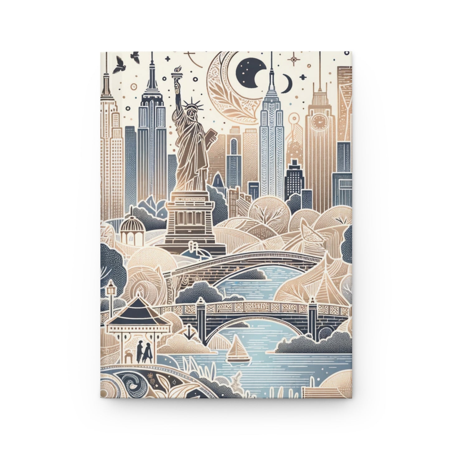 Abstract NYC Hardcover Journal