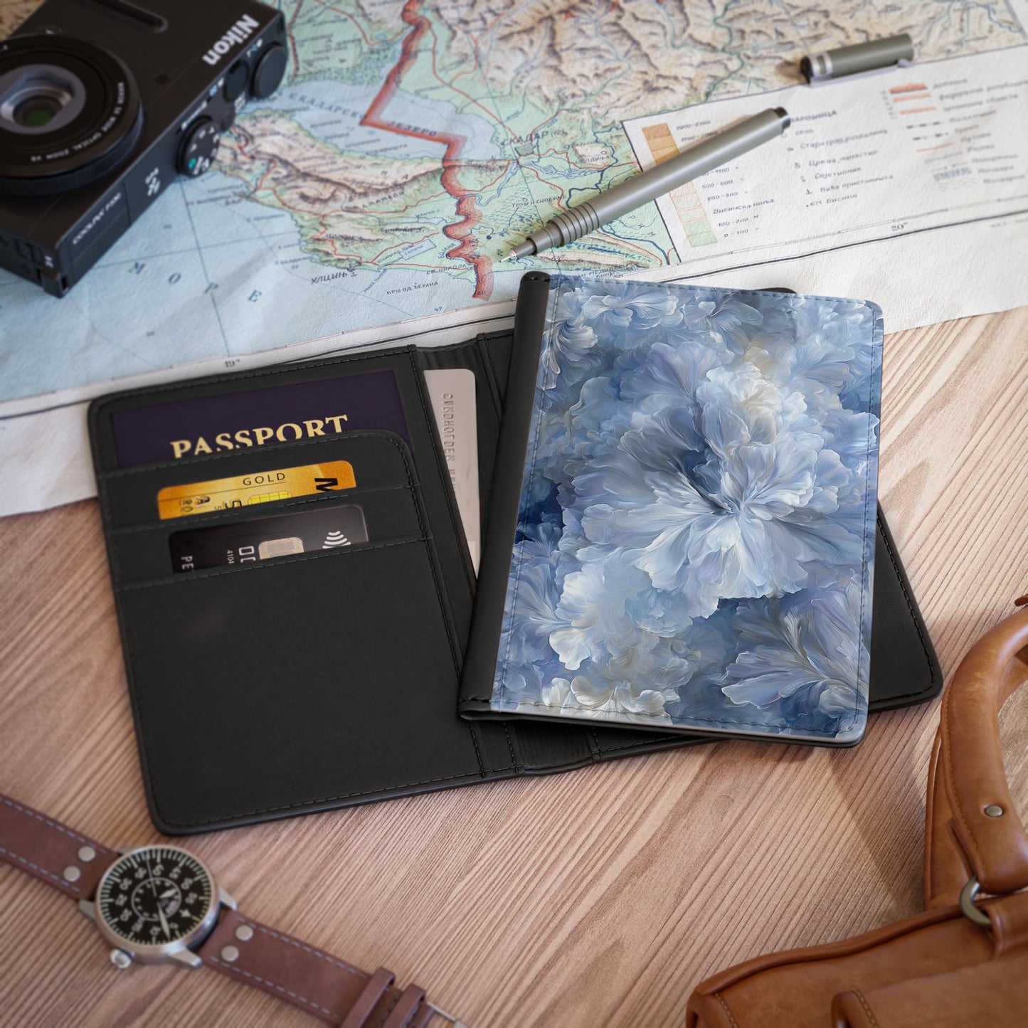 Blue Paradise Passport Cover