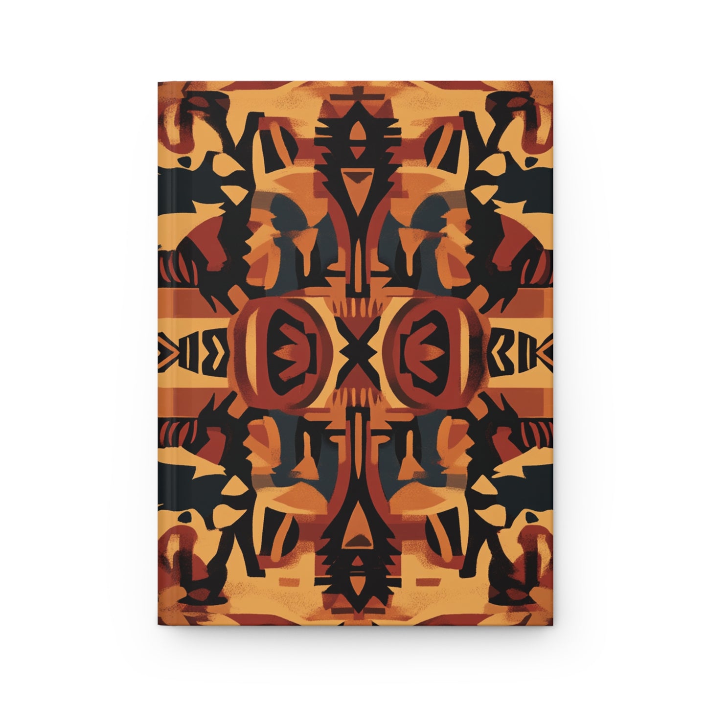 Abstract Earthtones Hardcover Journal