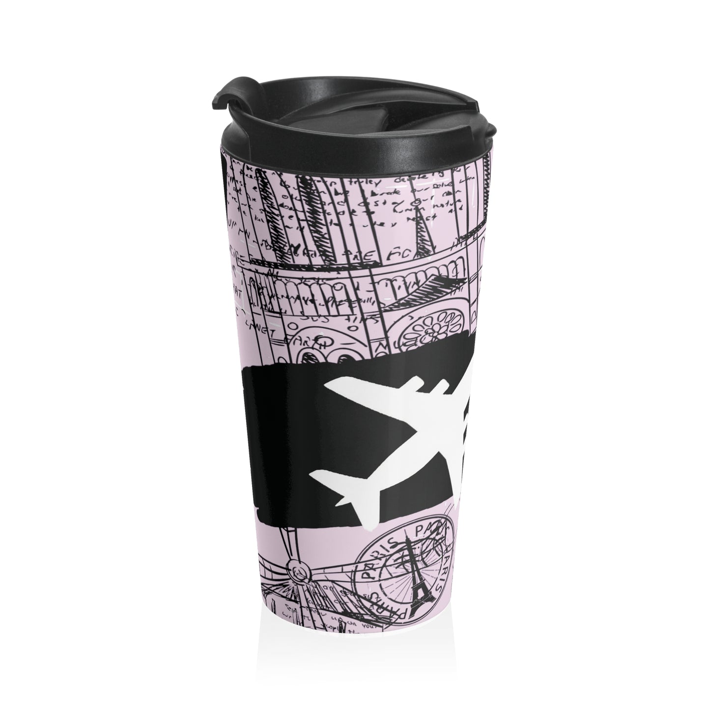 Paris Stainless Steel Travel Mug