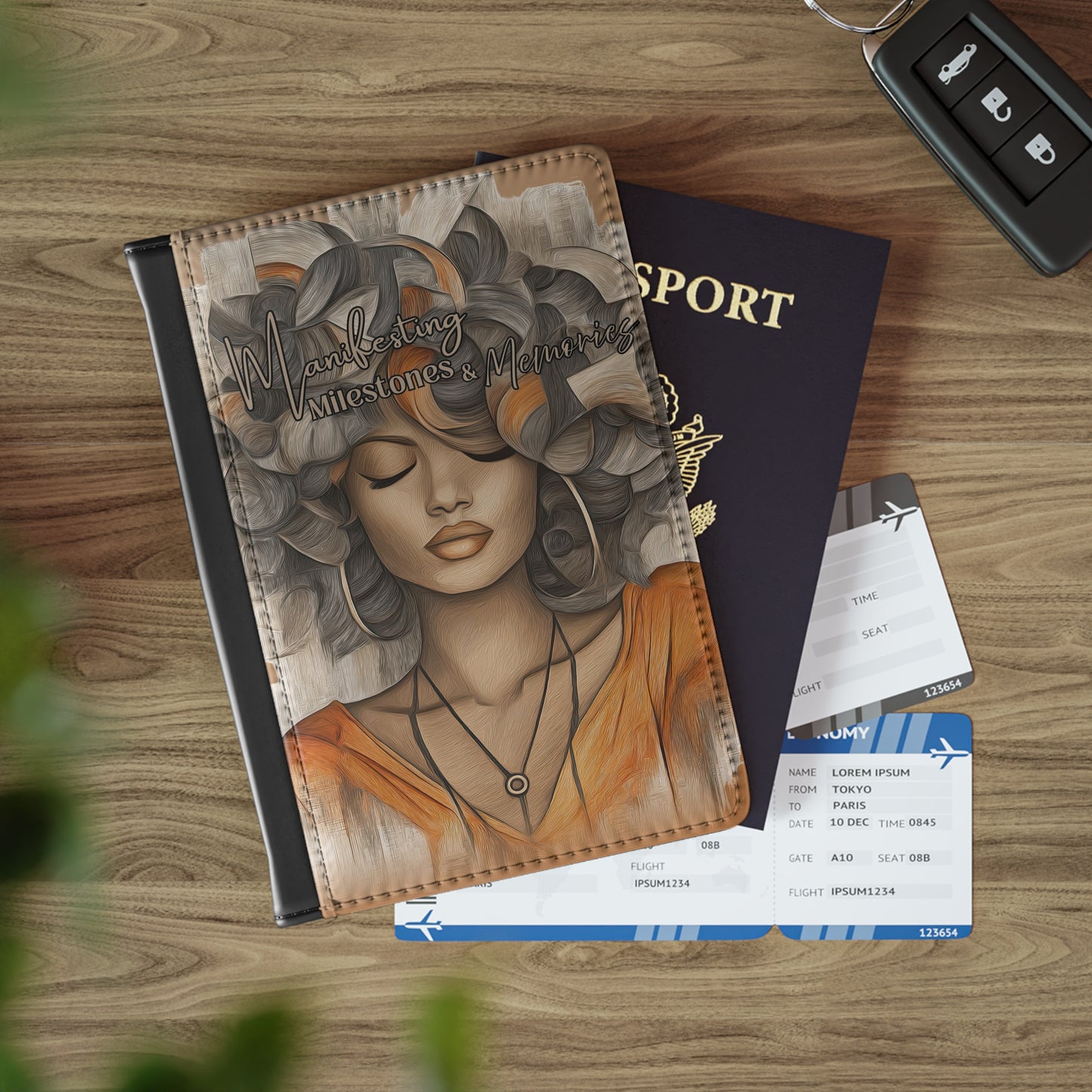 Manifesting Memories Passport Cover