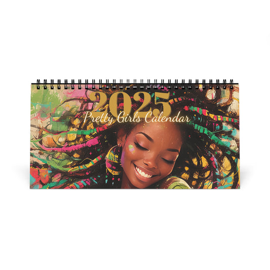 2025 Pretty Girls Desktop Calendar