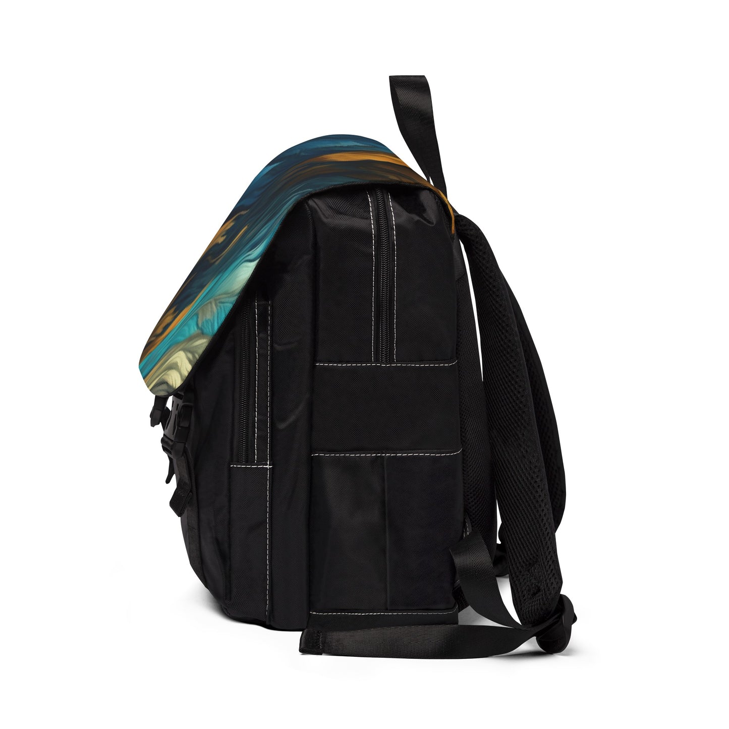 Feather Light (teal) Casual Shoulder Backpack