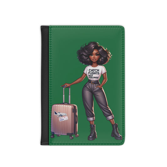 Catch Flights (grn) Passport Cover