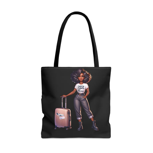 Catch Flights Large Tote Bag