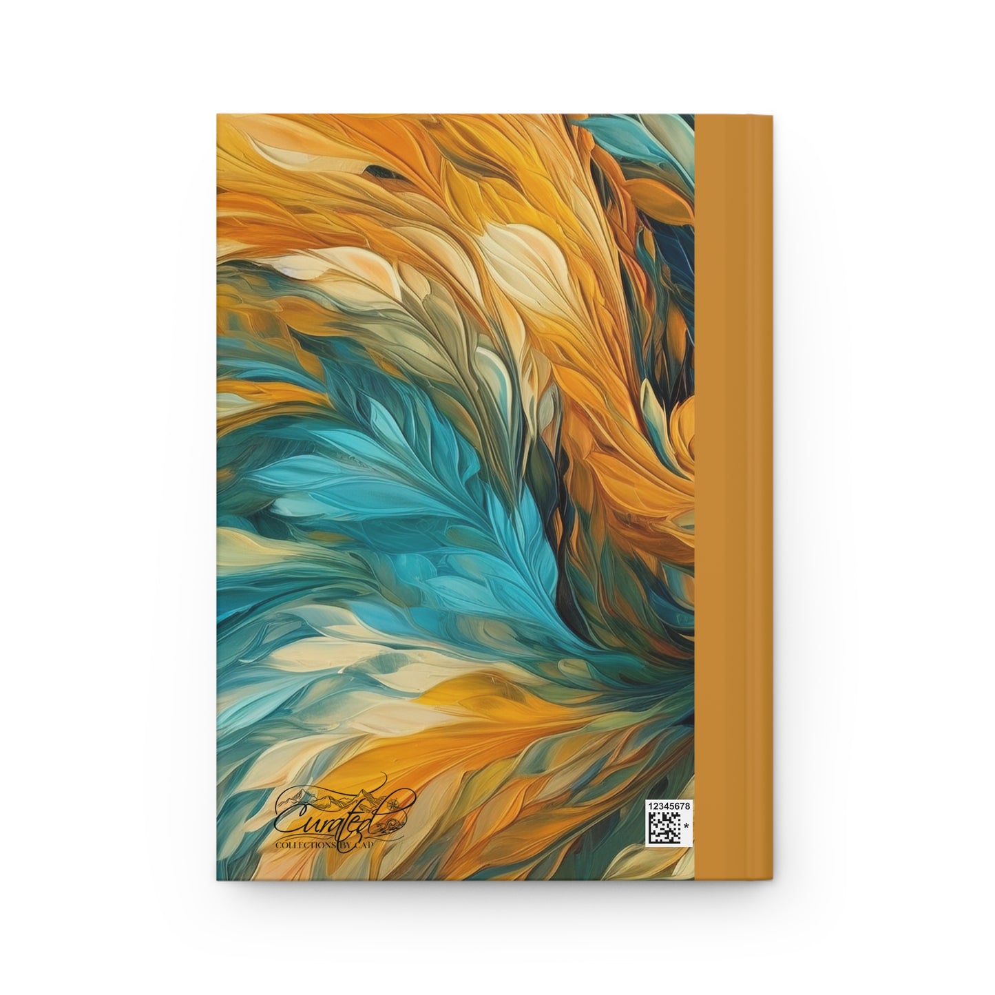 Feather Light Hardcover Journal (Golden Accent)