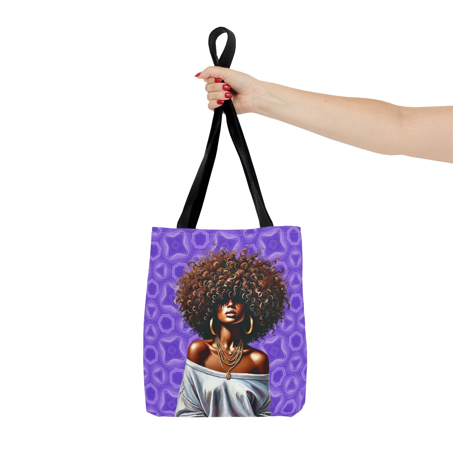 Unshakable - Purple Majesty Large Tote Bag