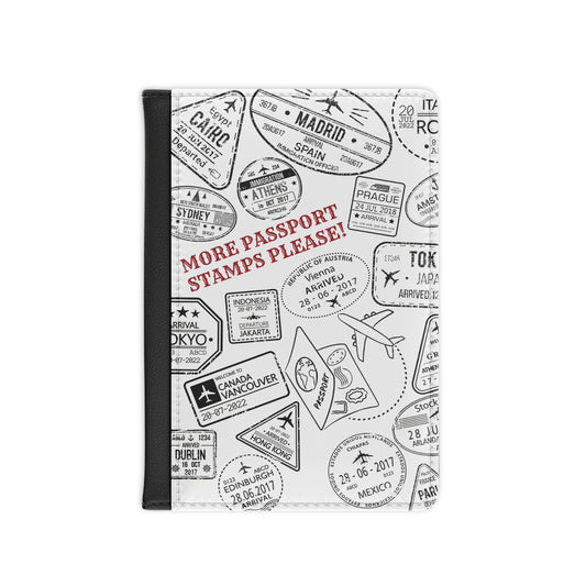More Stamps (w/b) Passport Cover