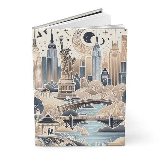 Abstract NYC Hardcover Journal