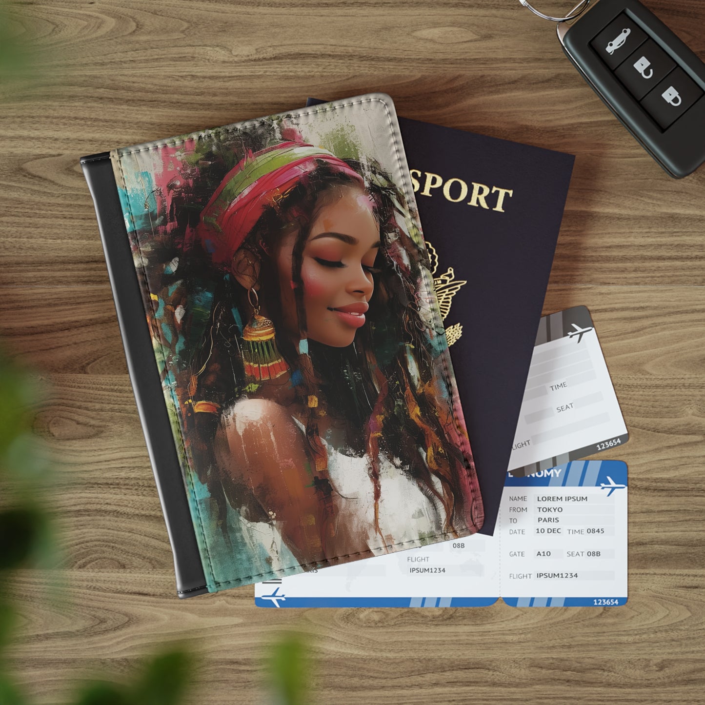 Serene Beauty Passport Cover