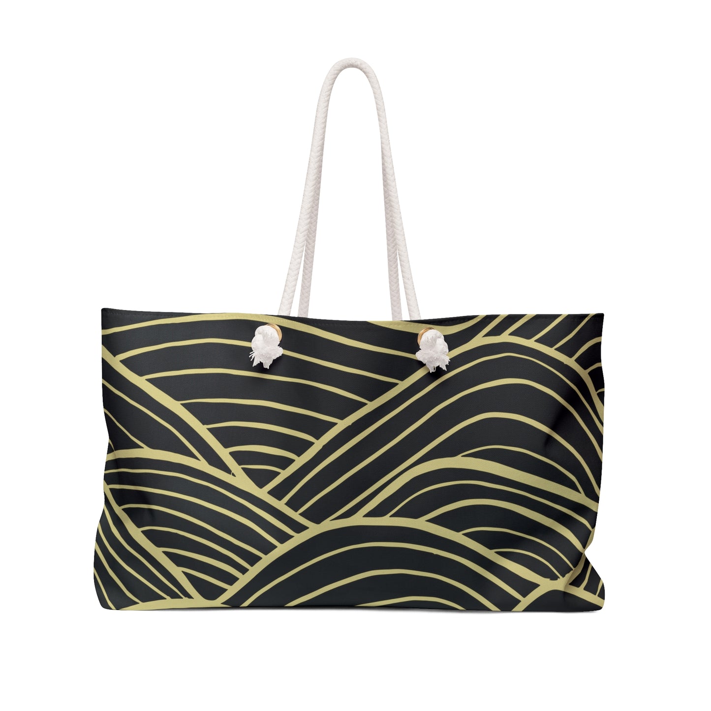 Gold Waves Weekender Bag