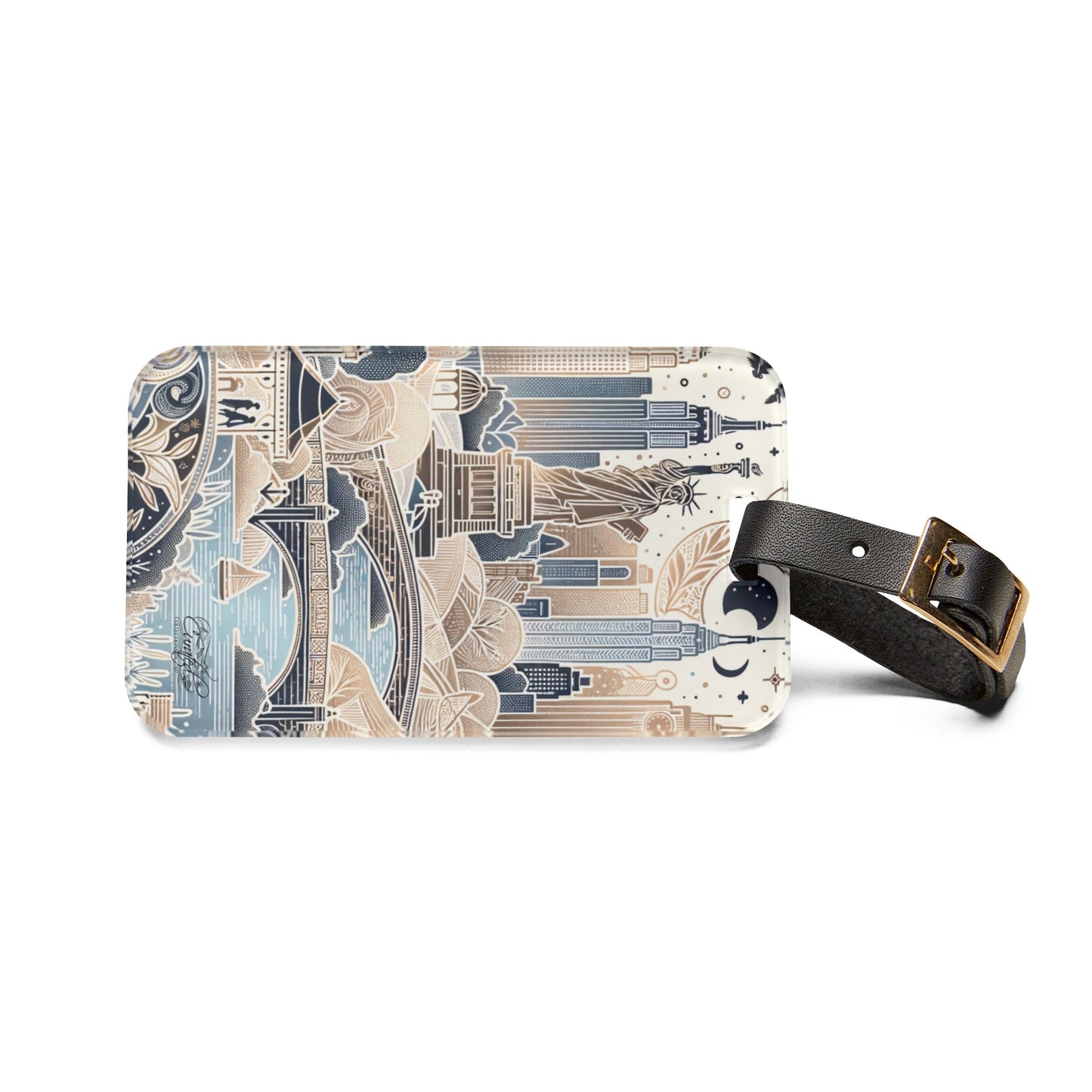 Abstract NYC Luggage Tag