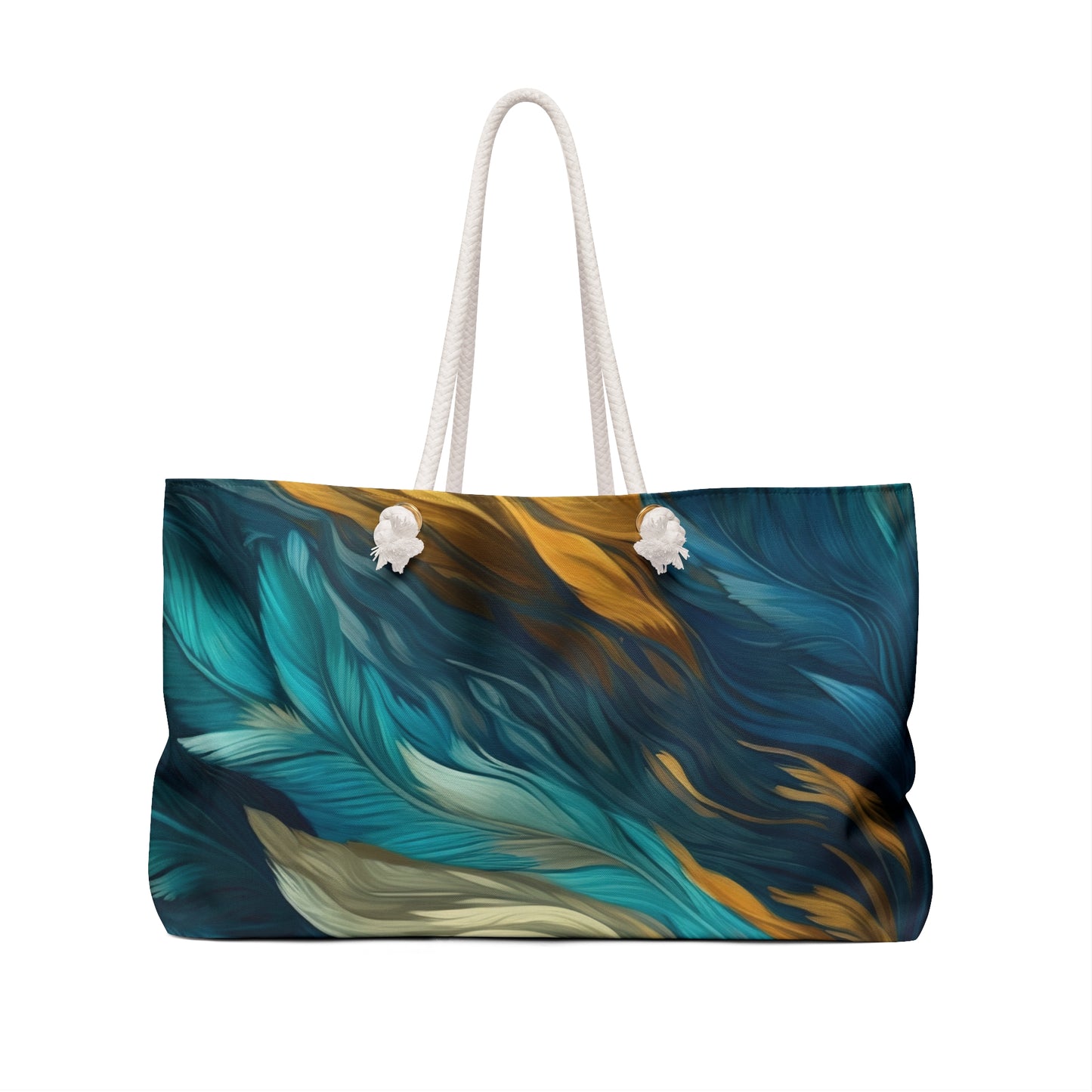 Feather Light (teal) Weekender Bag