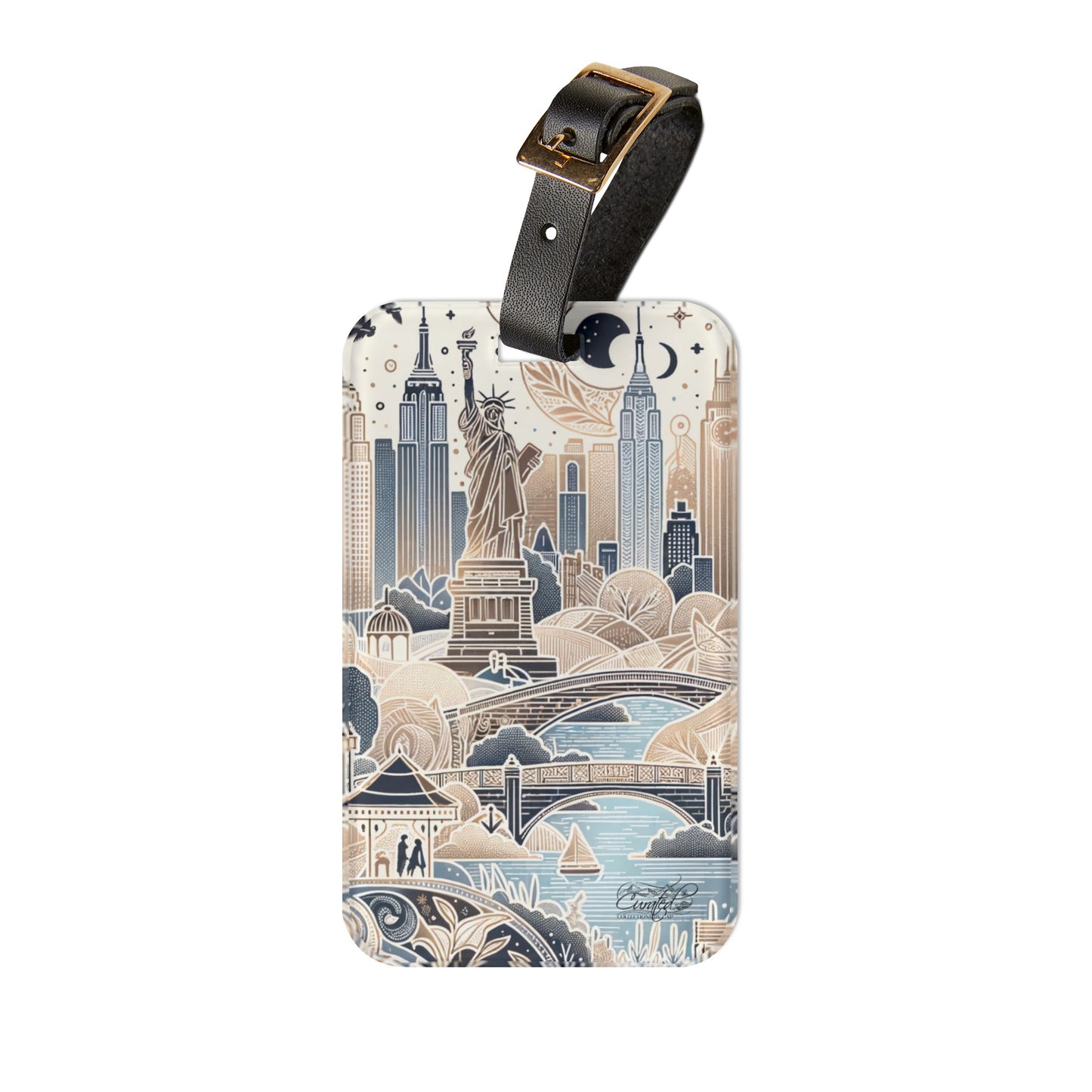 Abstract NYC Luggage Tag