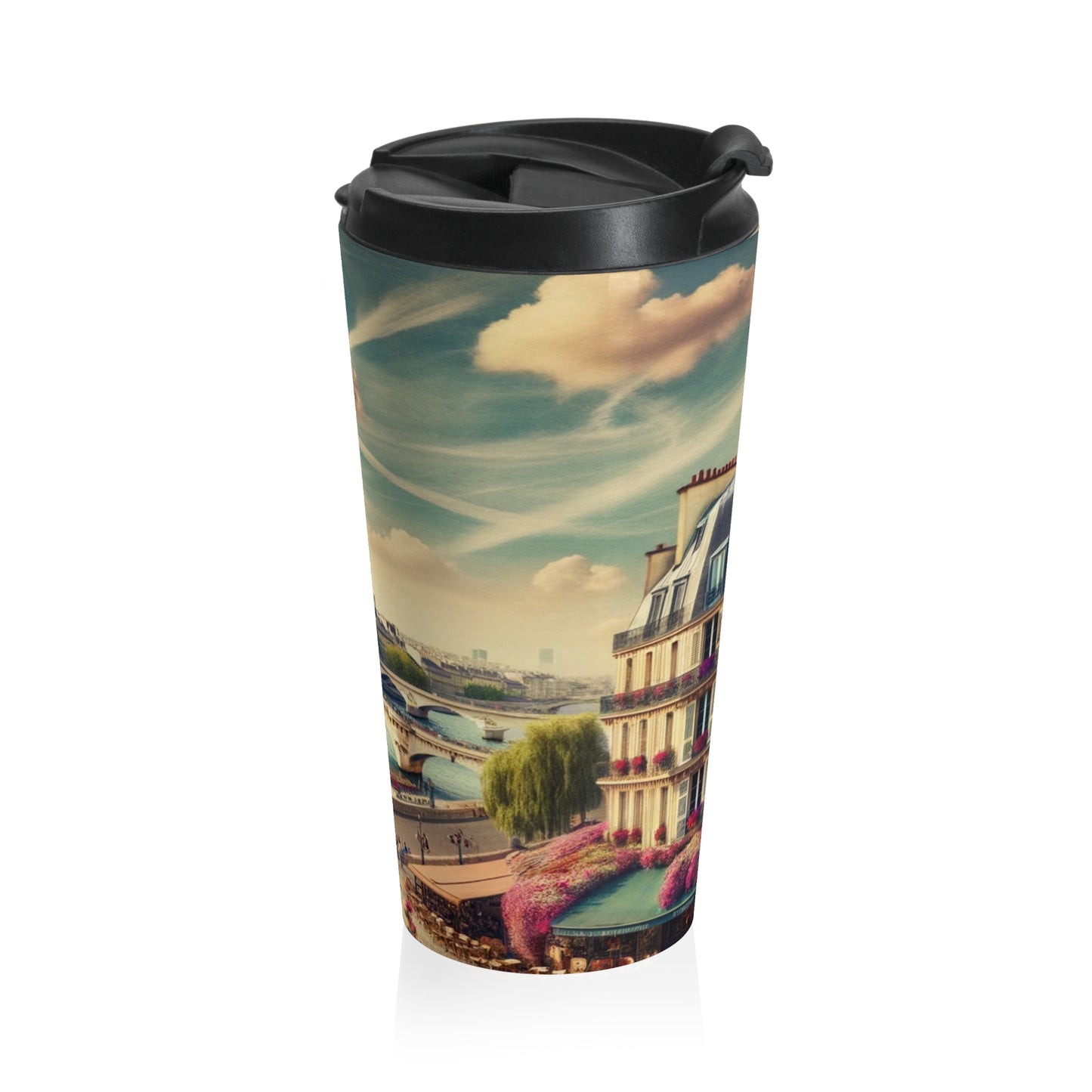 Parisian Bliss Stainless Steel Travel Mug