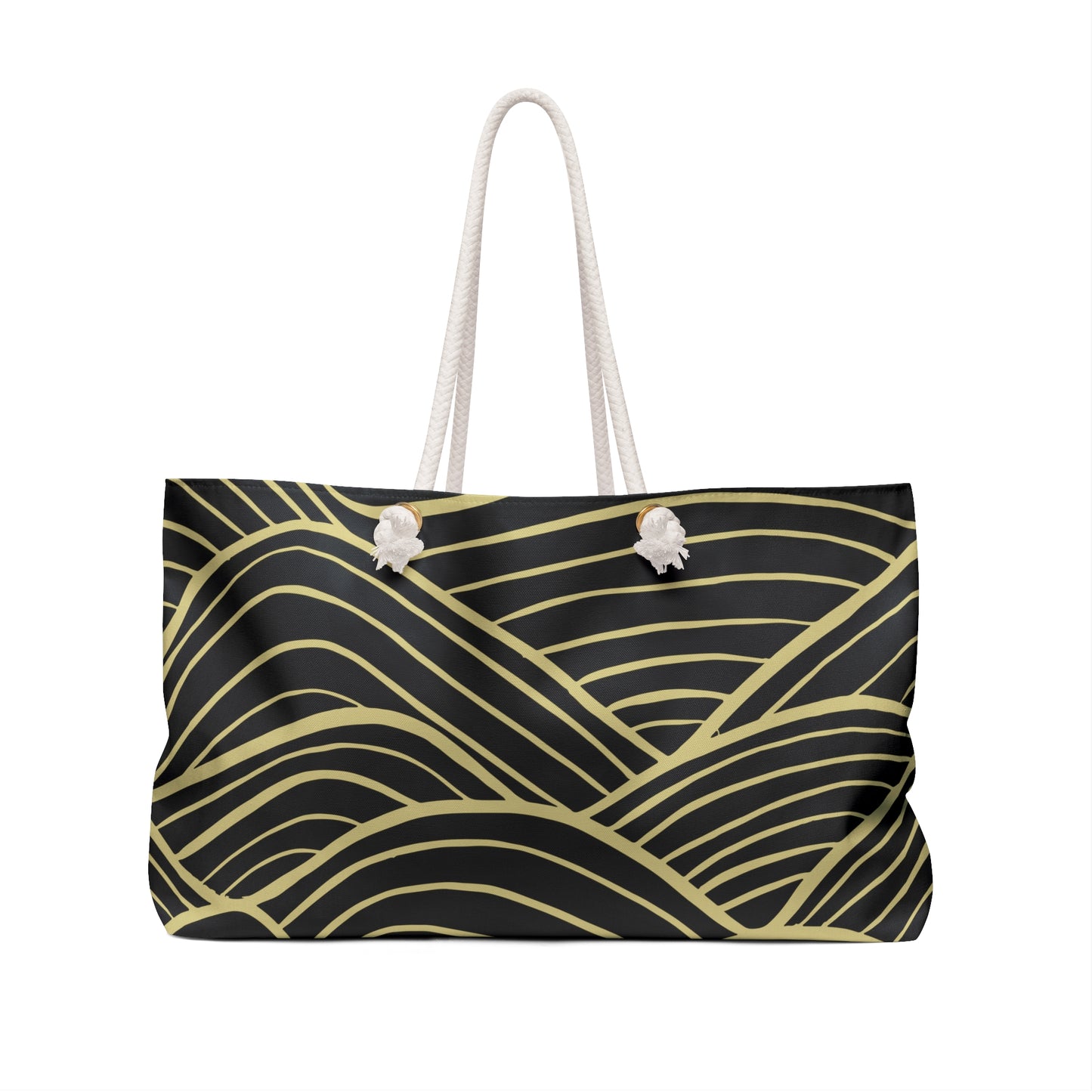 Gold Waves Weekender Bag
