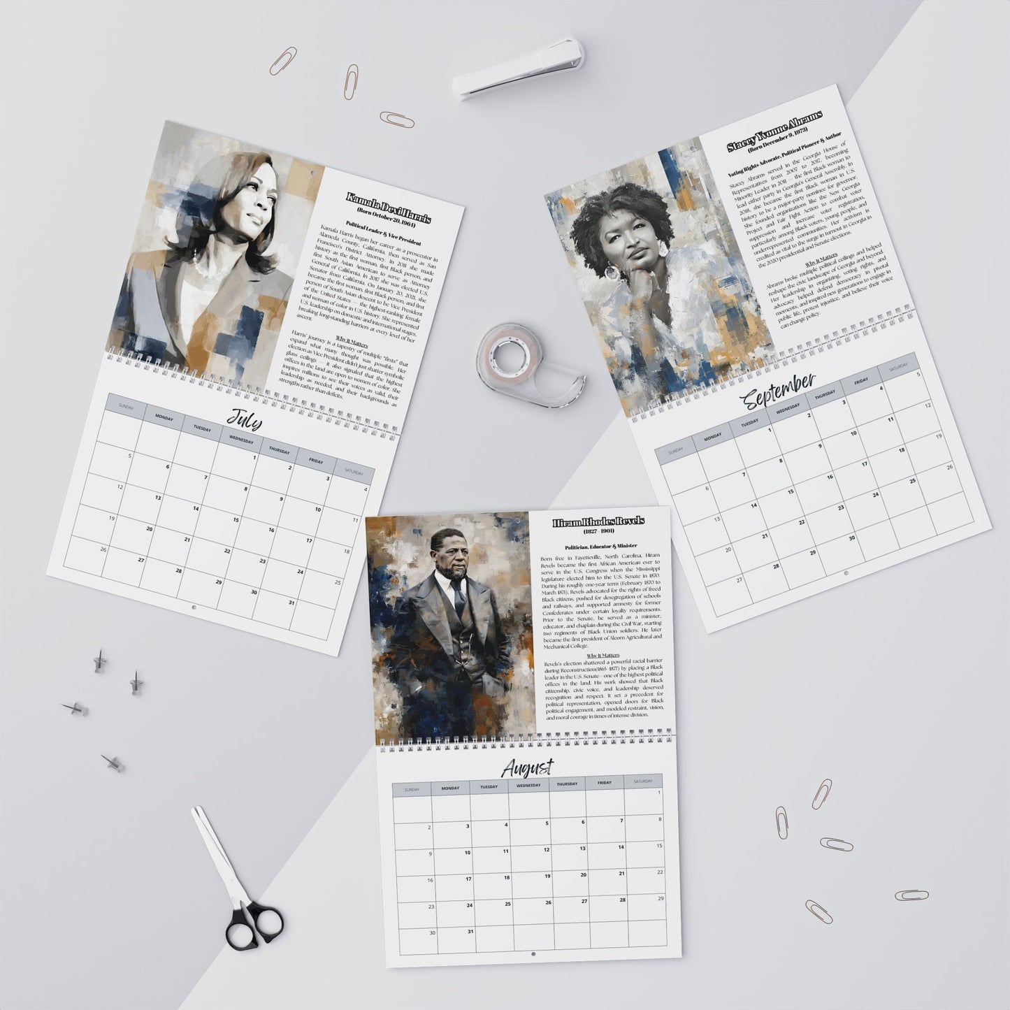 2026 Our Legacy, Our Story v2: Education, Politics & Leadership (Wall Calendar)