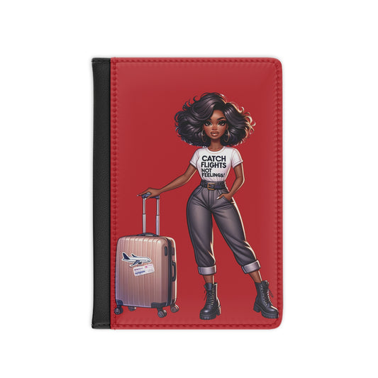Catch Flights (red) Passport Cover