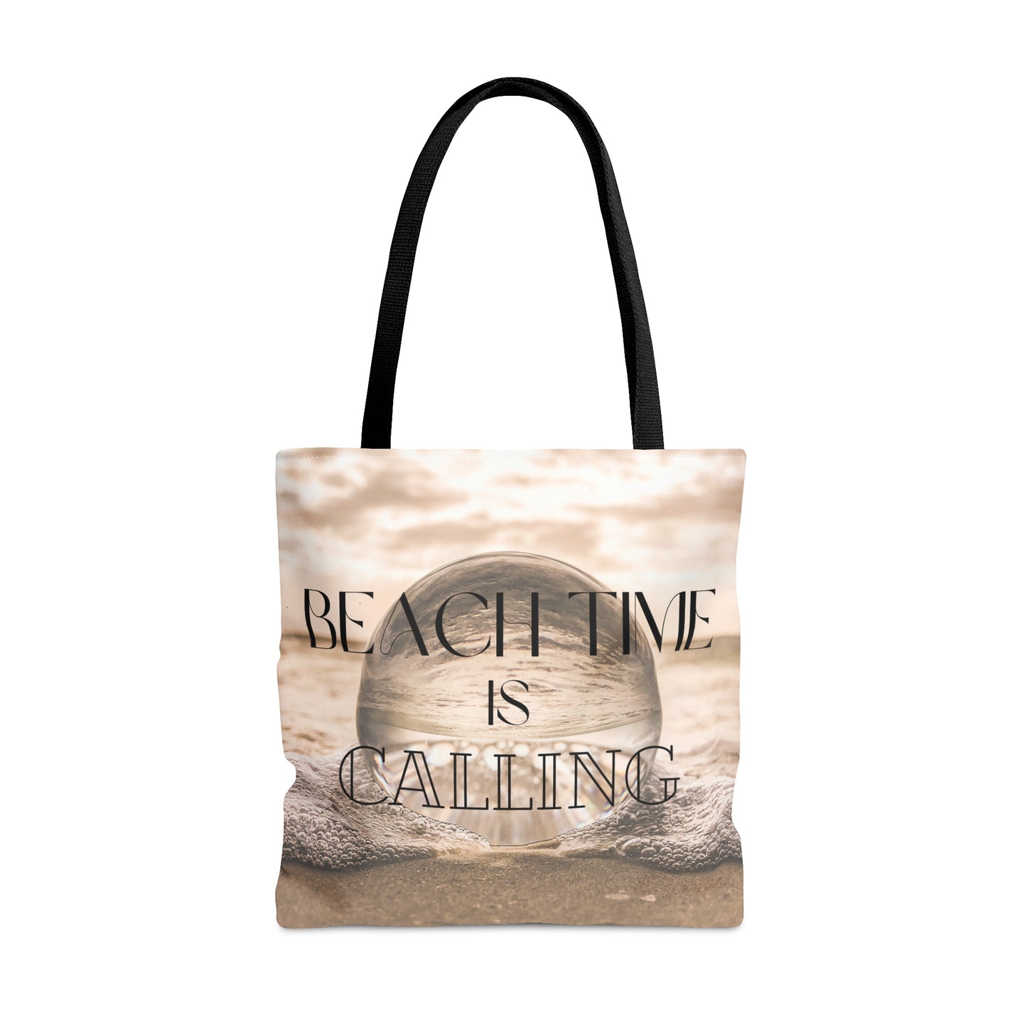 Beach Time Large Tote Bag