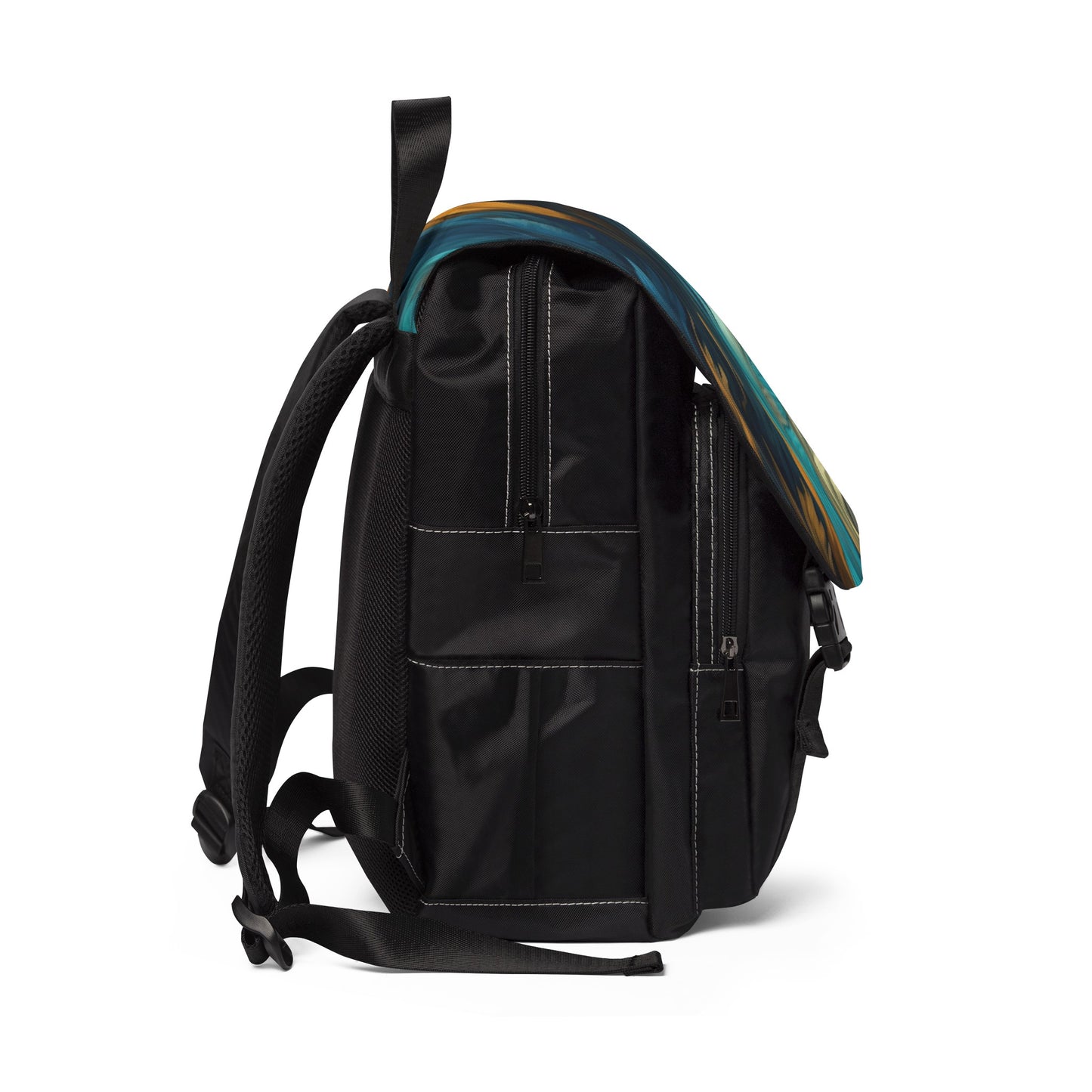 Feather Light (teal) Casual Shoulder Backpack