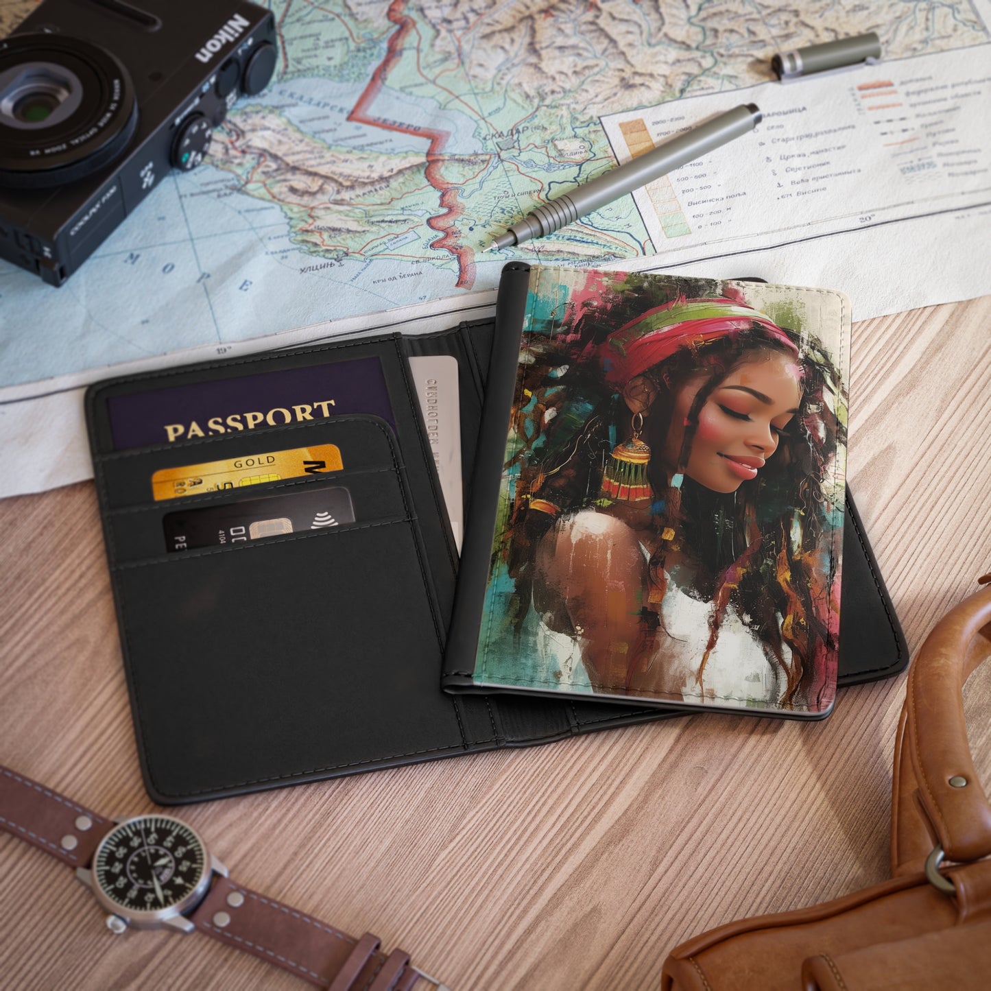 Serene Beauty Passport Cover