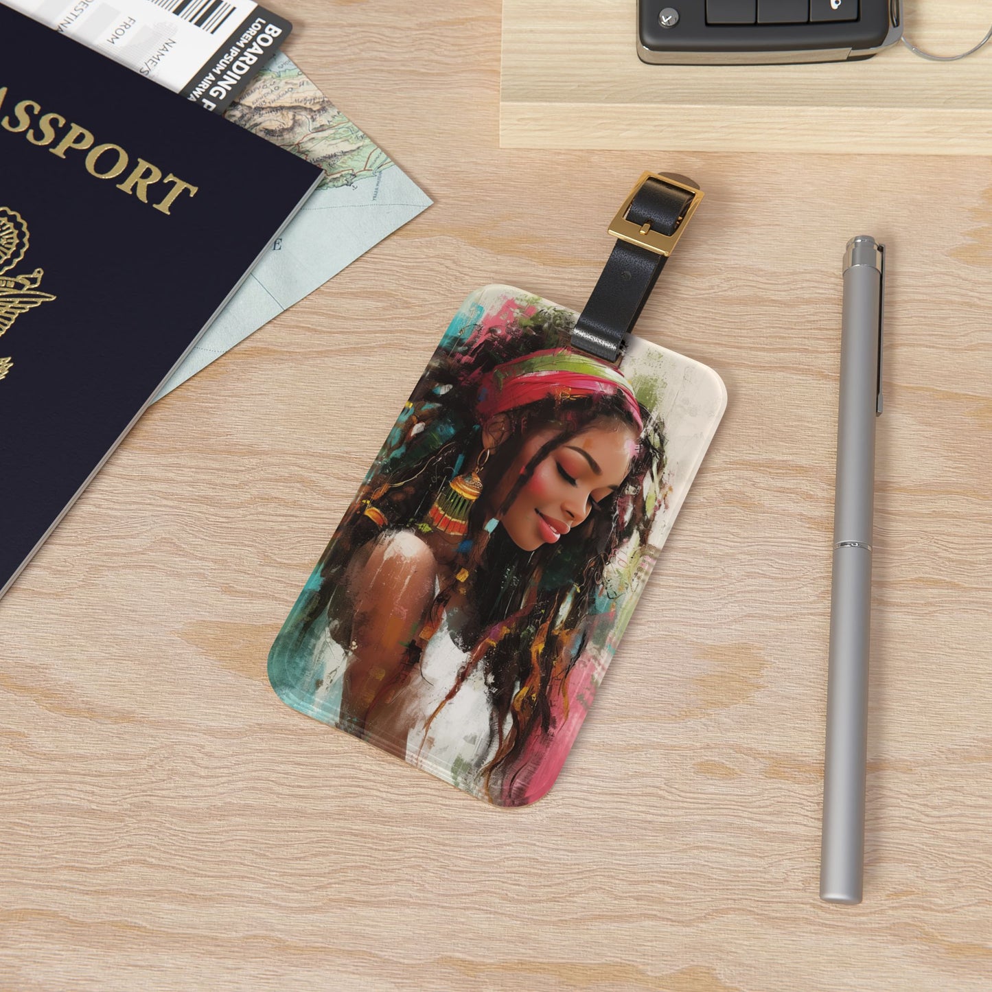 Serene Beauty Luggage Tag