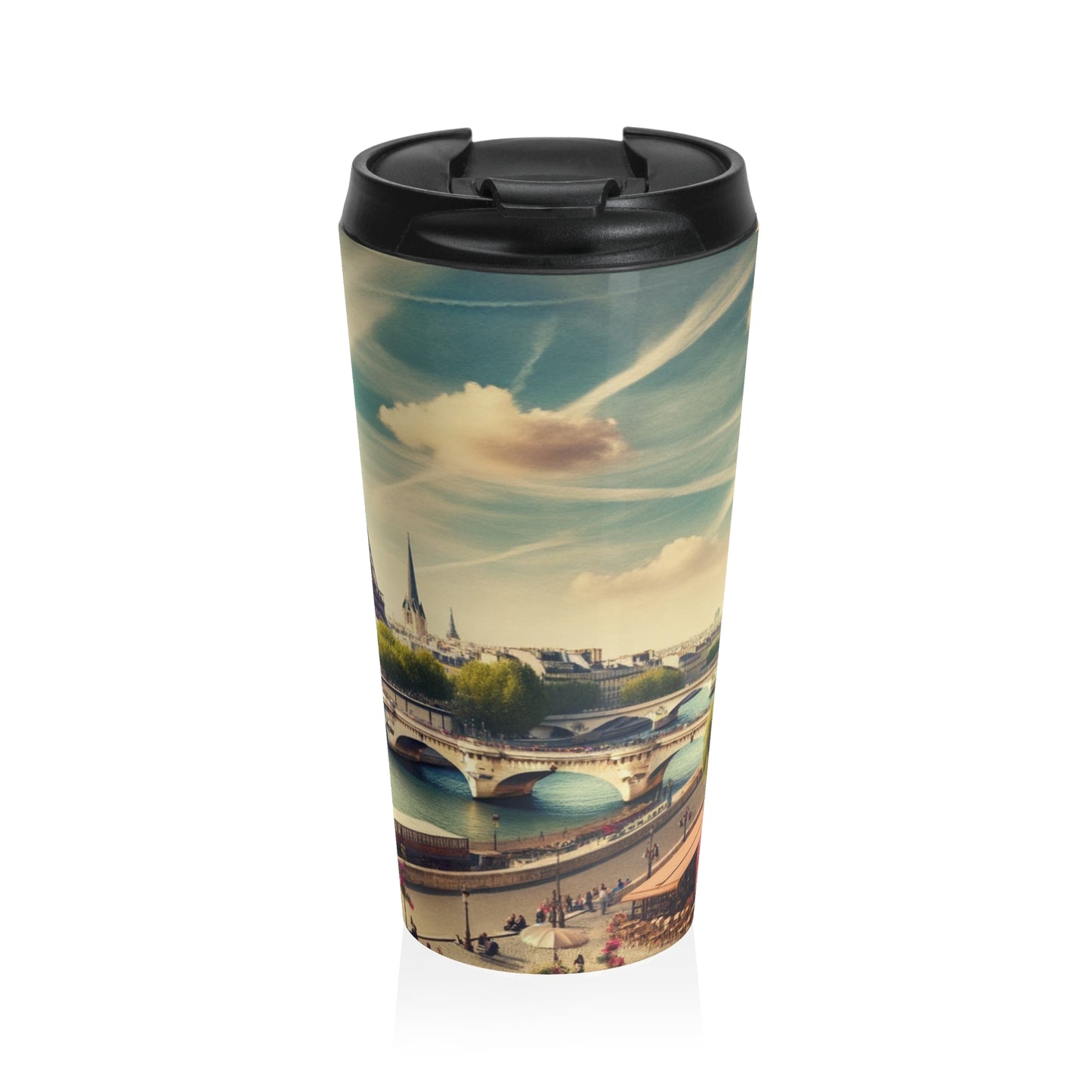 Parisian Bliss Stainless Steel Travel Mug