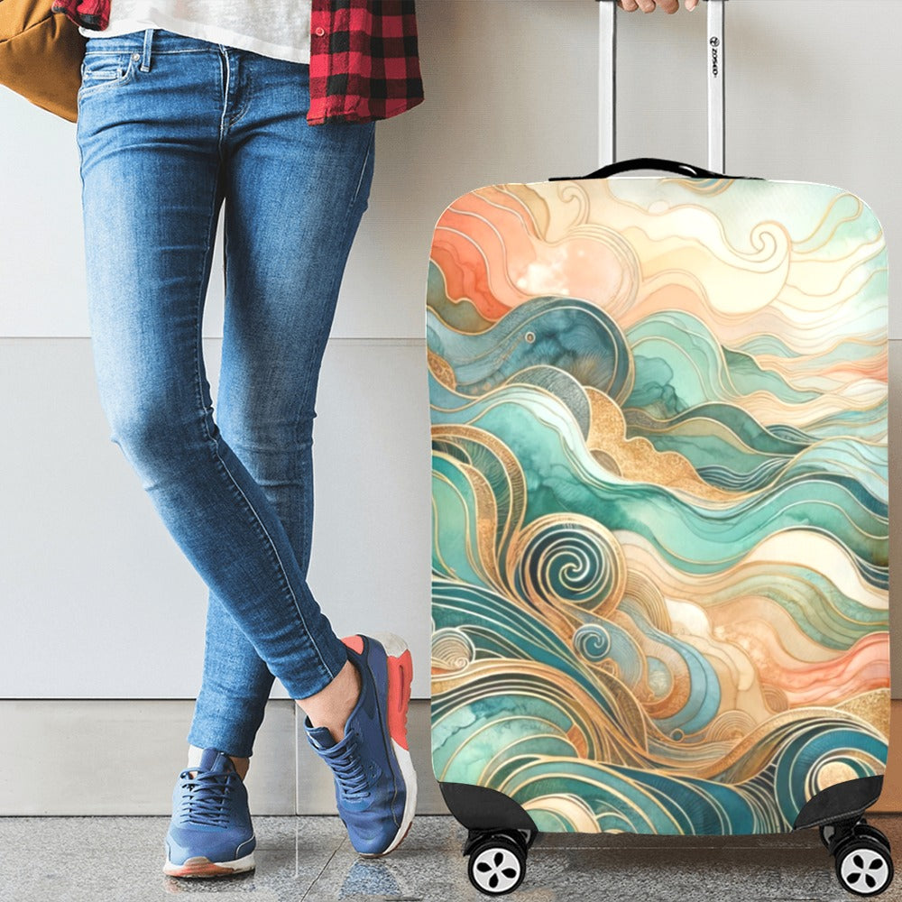 Cloud 9 Wanderlust Luggage Cover