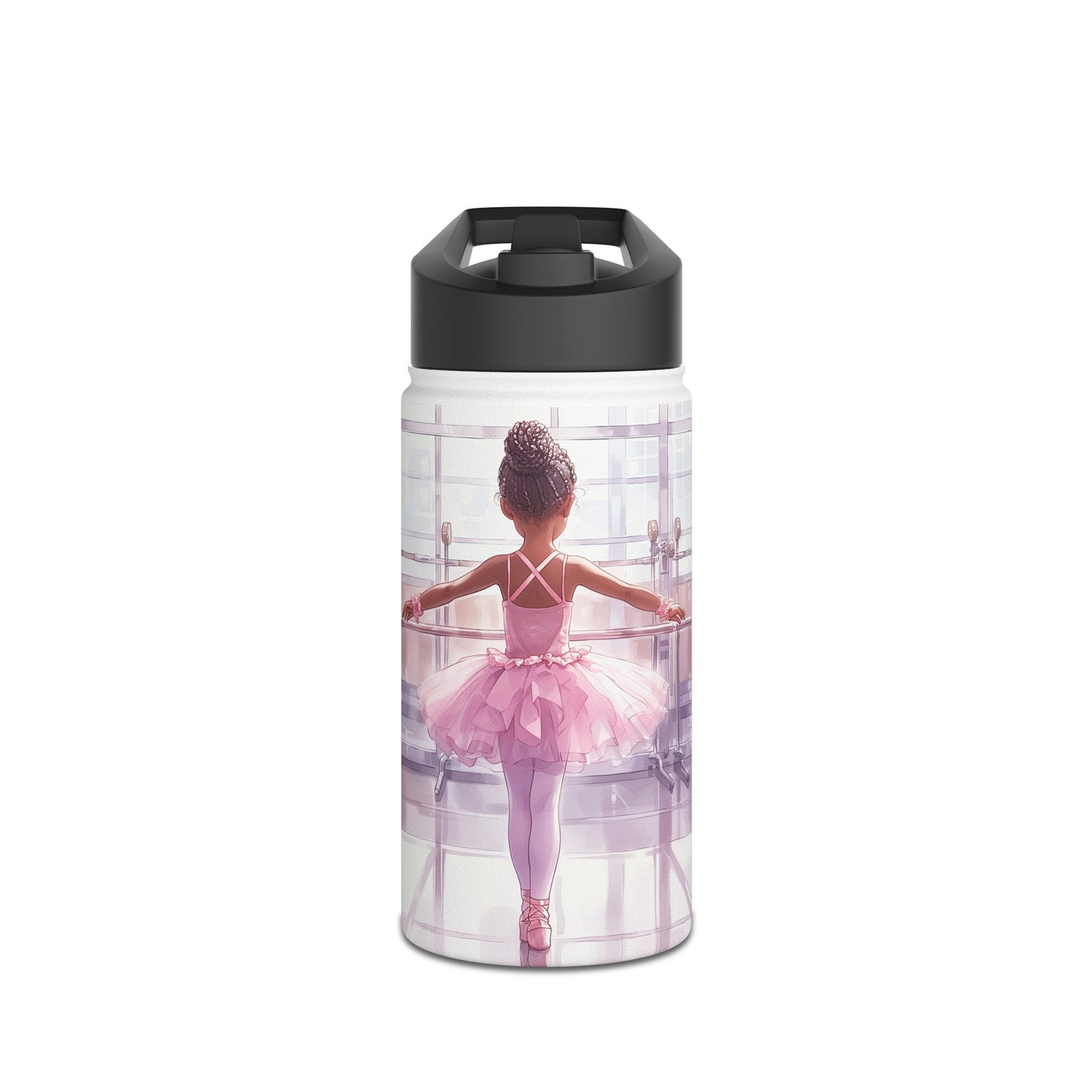 Balerina Stainless Steel Water Bottle, Standard Lid