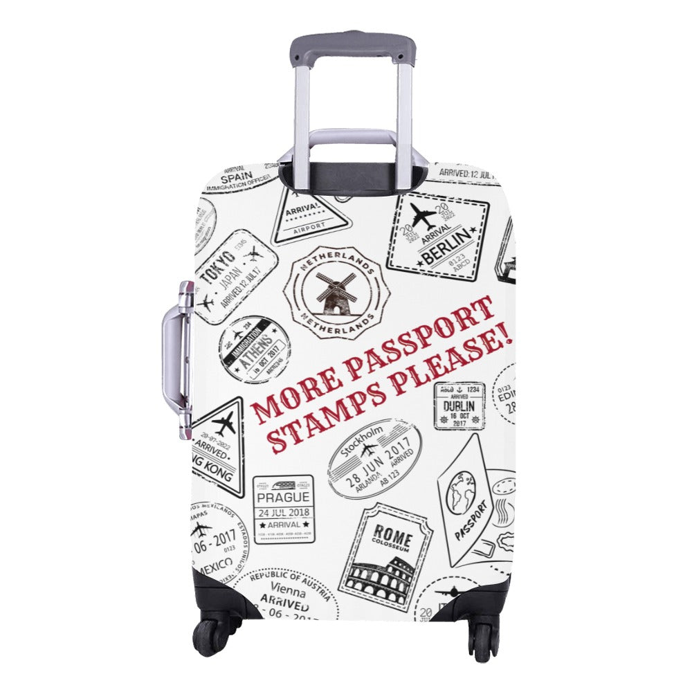 More Passport Stamps Luggage Cover (w)