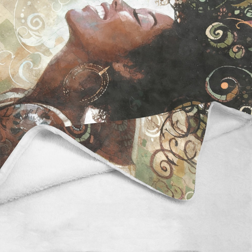 Joyful Beauty Ultra-Soft Micro Fleece Blanket 50"x60"