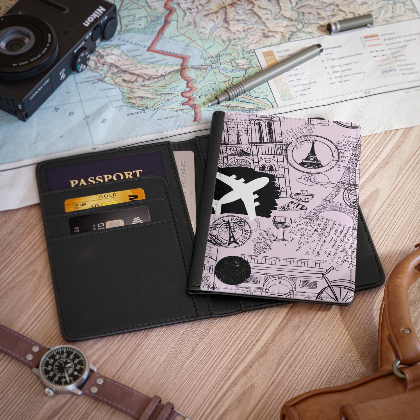 Paris Passport Cover