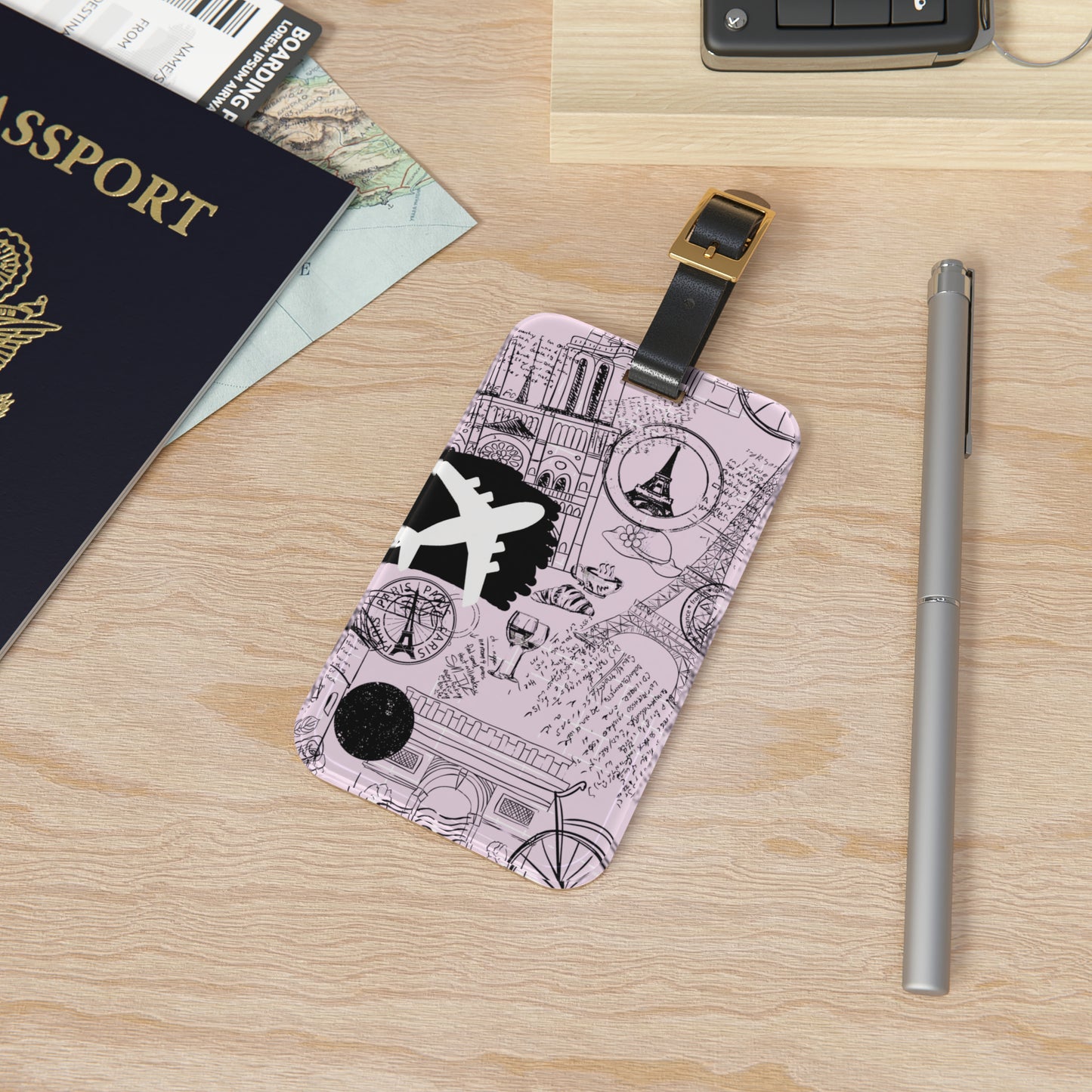 Paris Luggage Tag