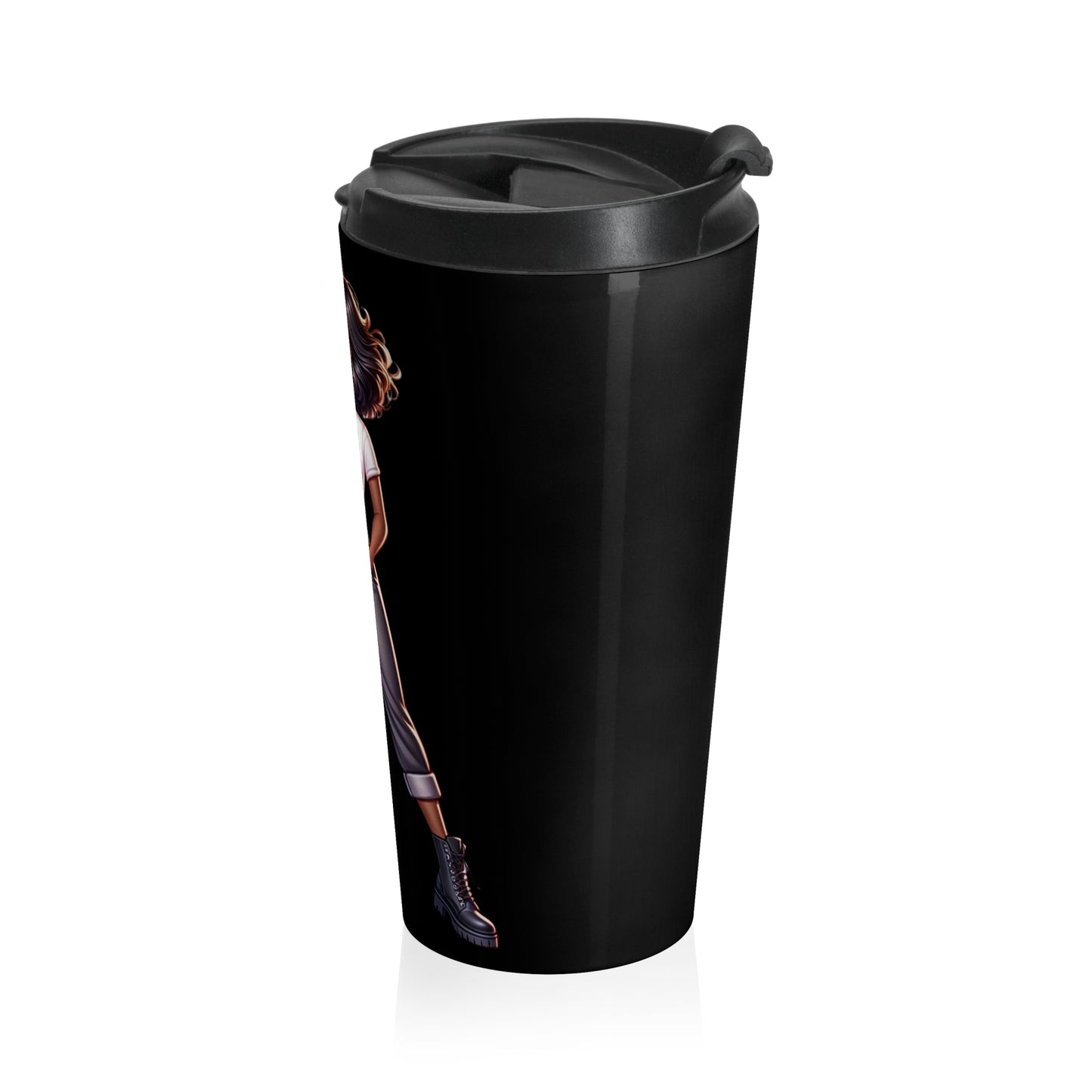 Catch Flights (blk) Stainless Steel Travel Mug
