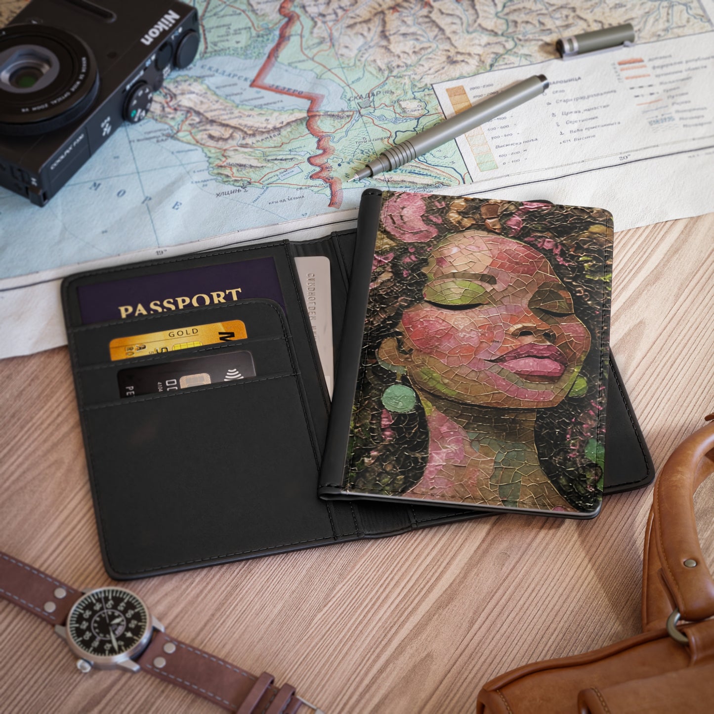 Mosaic Beauty Passport Cover