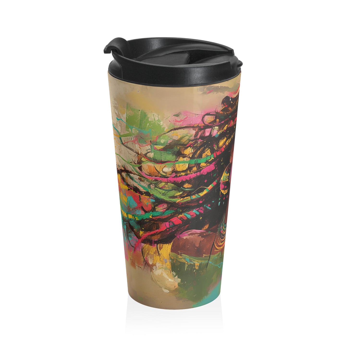 Radiant Beauty Stainless Steel Travel Mug